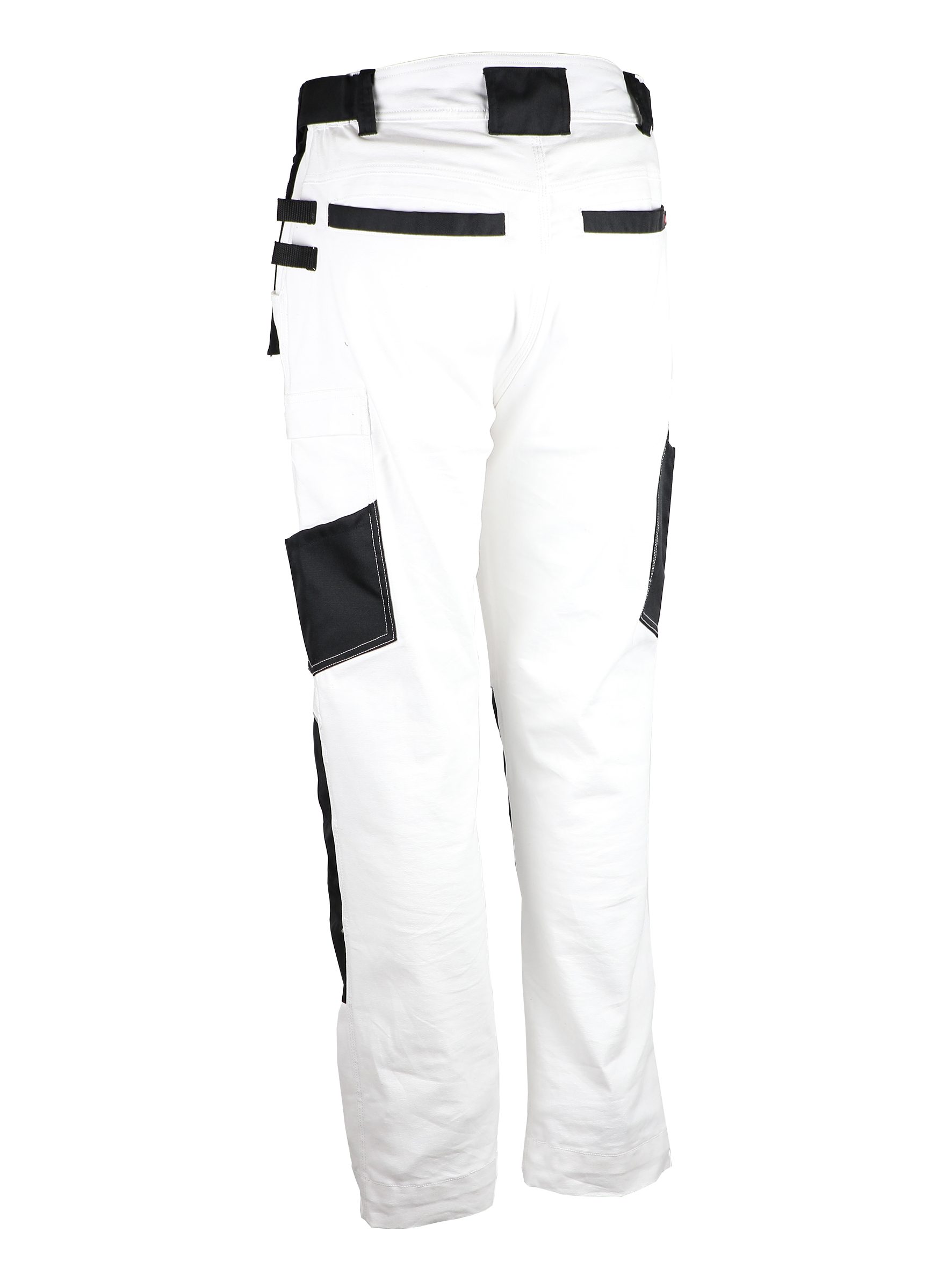 Pantalon de travail coton/élasthanne Blanc et noir - SINGER - PLATRO