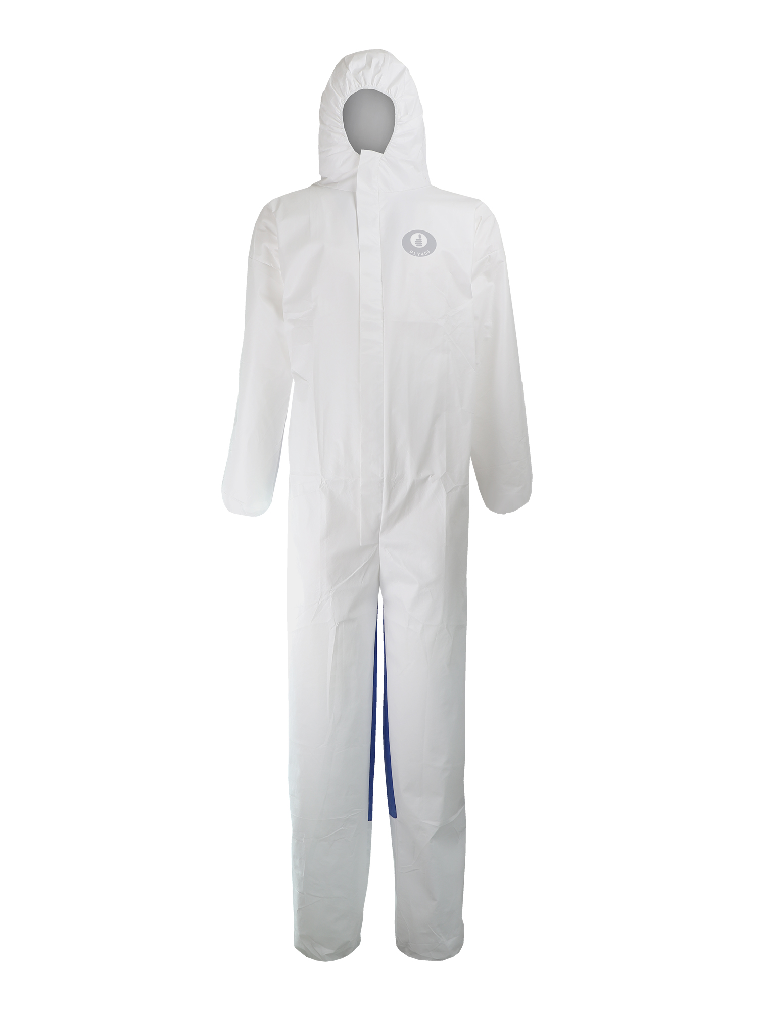 Combinaison de protection L Type 5 & 6 Bi-matière Microporeux 65 gm² + SMS bleu 55 gm² à l'arrière - SINGER - PLY450