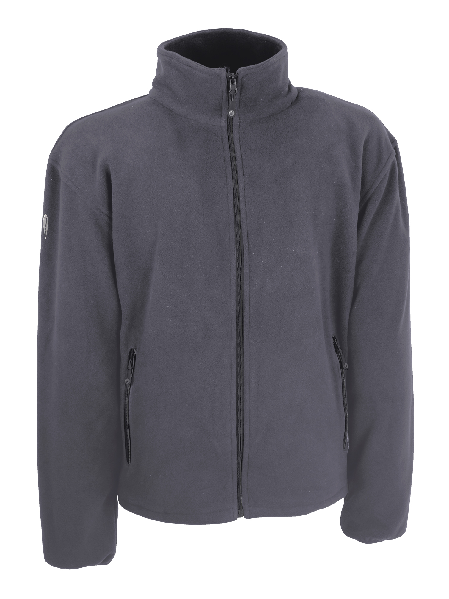 Veste polaire grise 2 poches et poignets élastiqués - SINGER - POLI