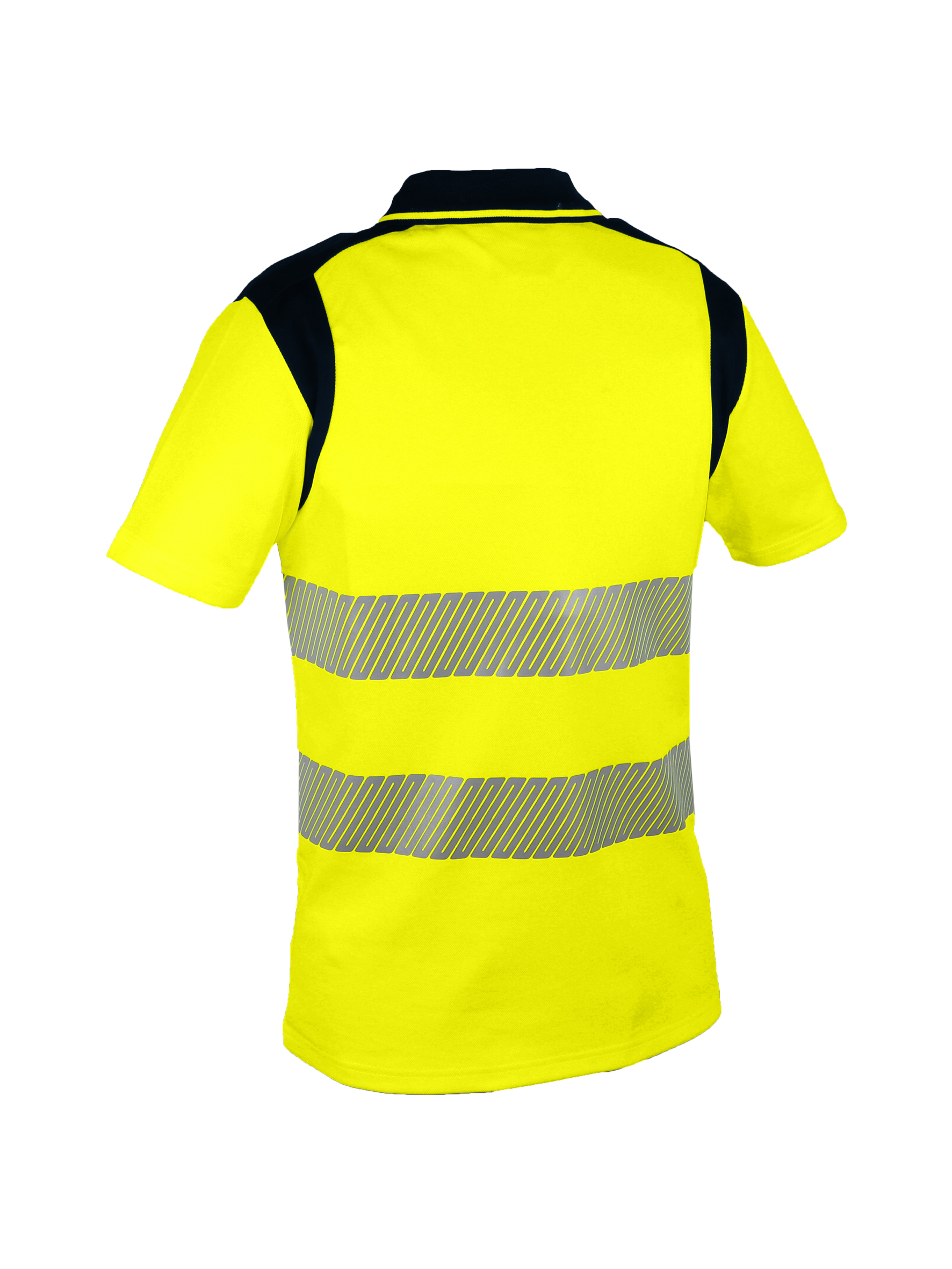 Polo jaune haute visibilité avec bandes réfléchissantes - SINGER - POLMA