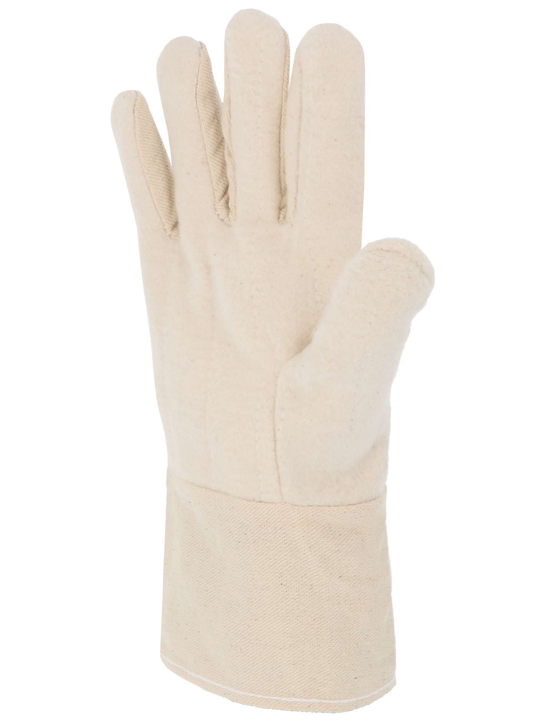 Gant coton tissé Paume double épaisseur Manchette 8 cm T10 - SINGER - PRP75408