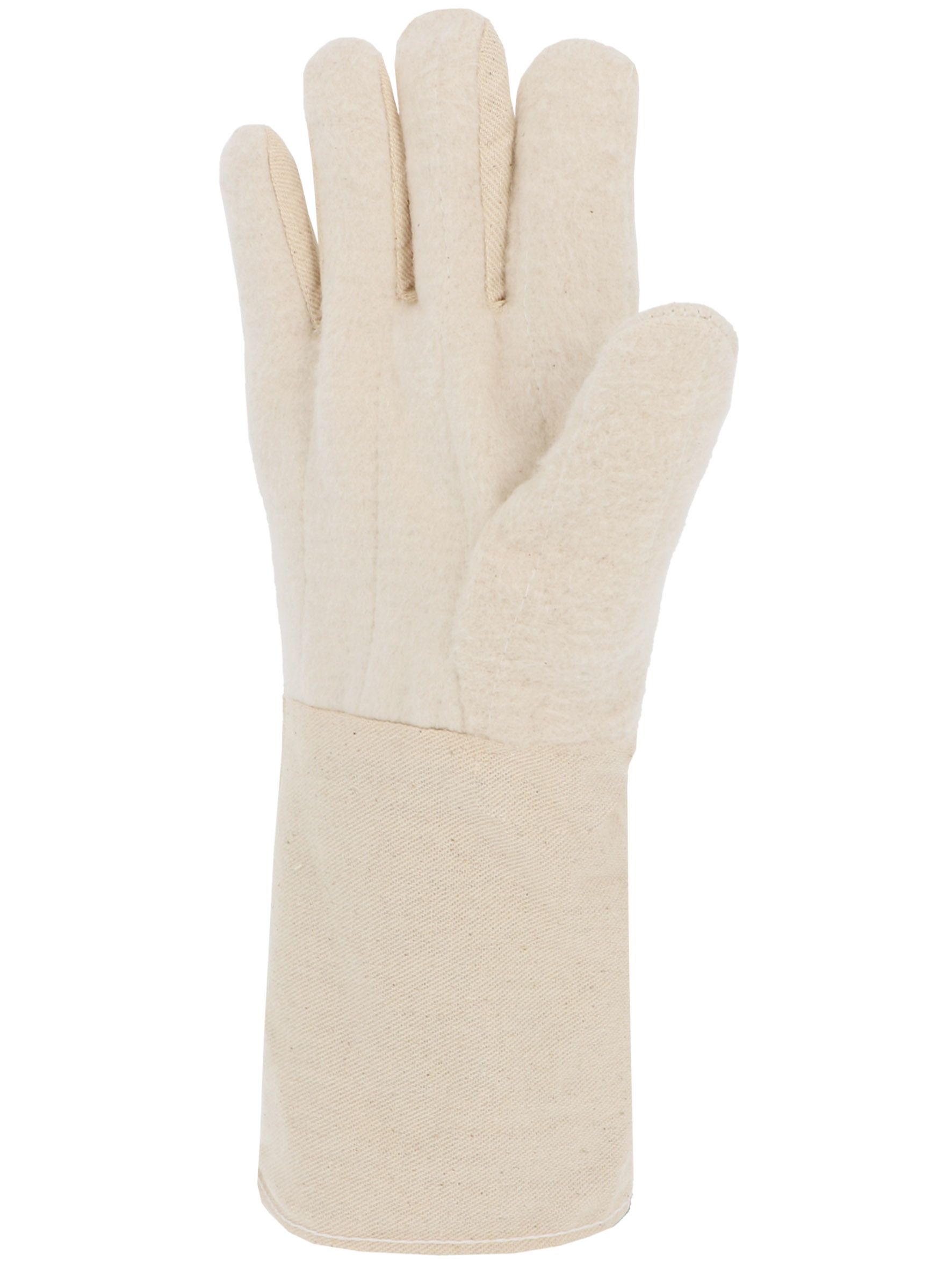 Gant coton tissé Paume double épaisseur Manchette 15 cm T10 - SINGER - PRP75415