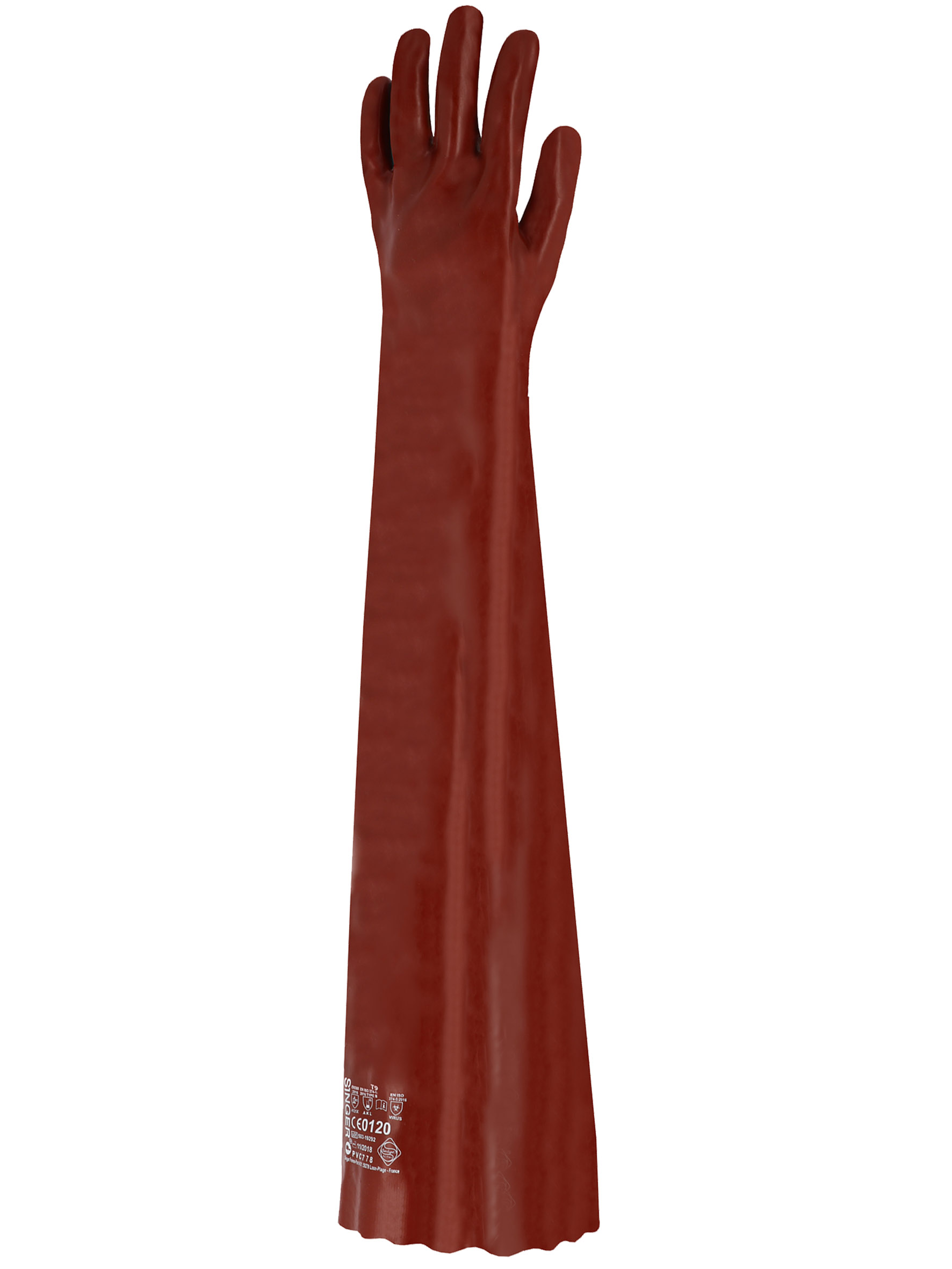 Gant PVC Tout enduit 720 mm Simple enduction T10 - SINGER - PVC77595