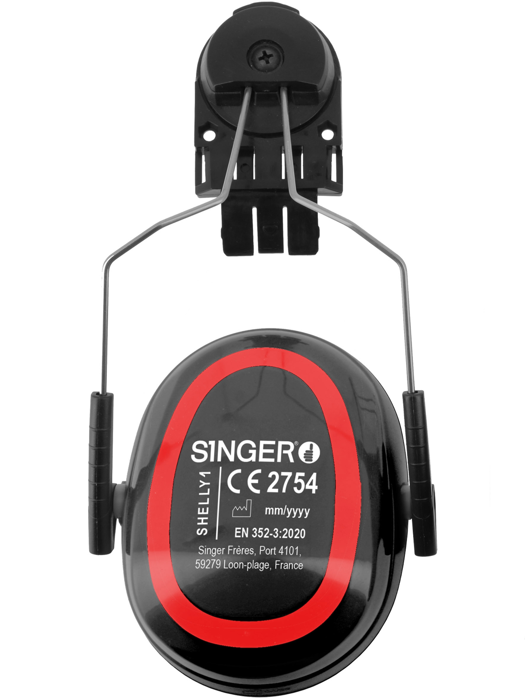 Serre-tête antibruit pour casque de protection SNR 24,9 dB - SINGER - SHELLY1