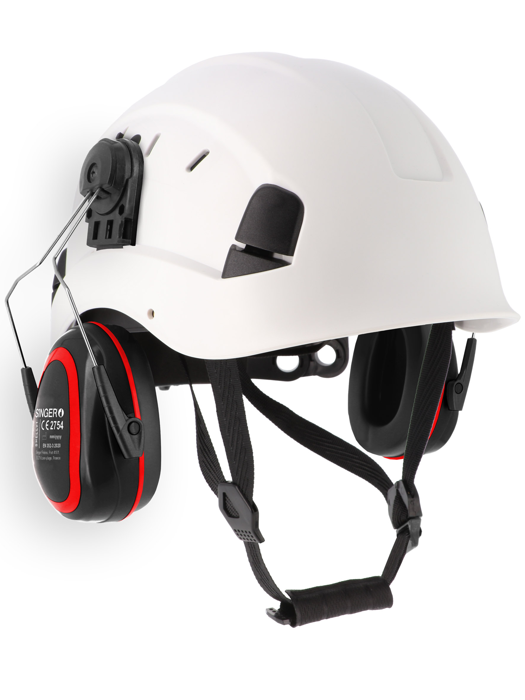 Serre-tête antibruit pour casque de protection SNR 24,9 dB - SINGER - SHELLY1