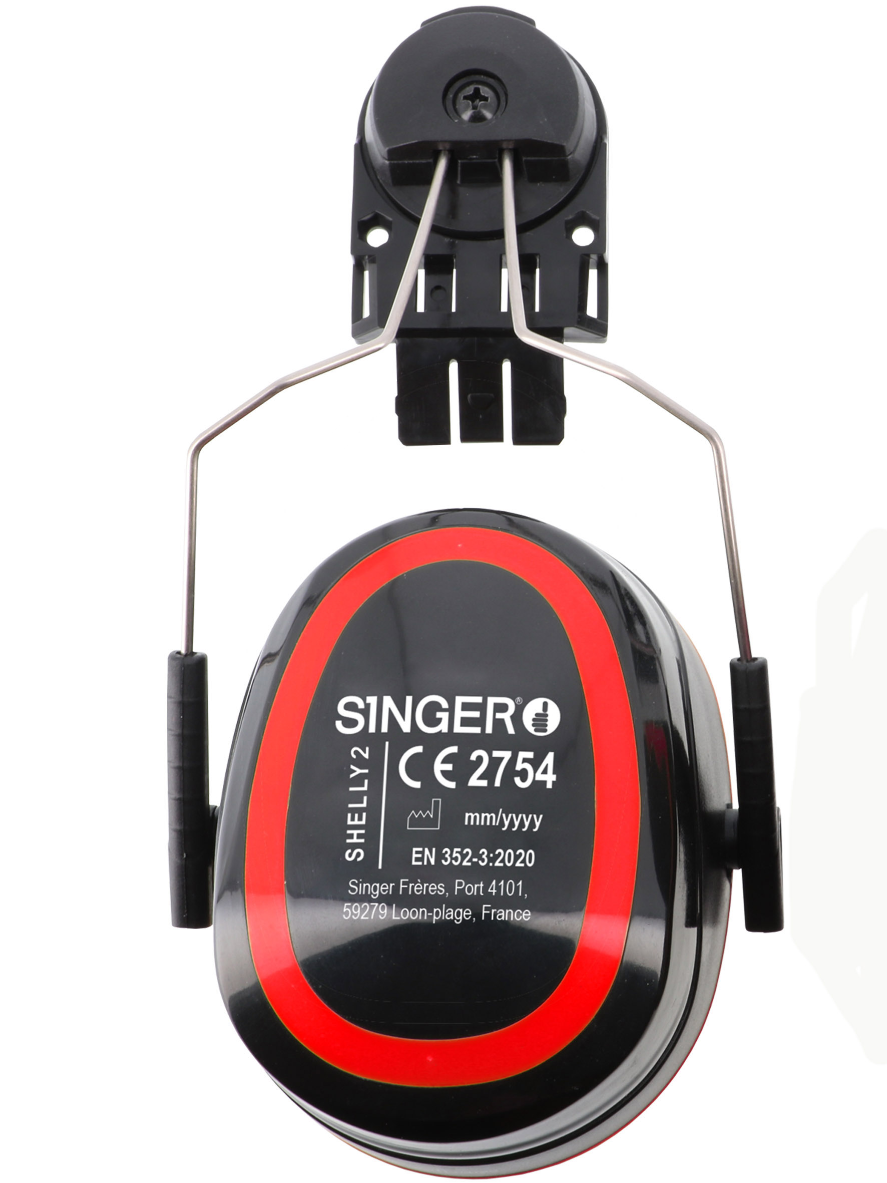 Serre-tête antibruit pour casque de protection SNR 27,8 dB - SINGER - SHELLY2