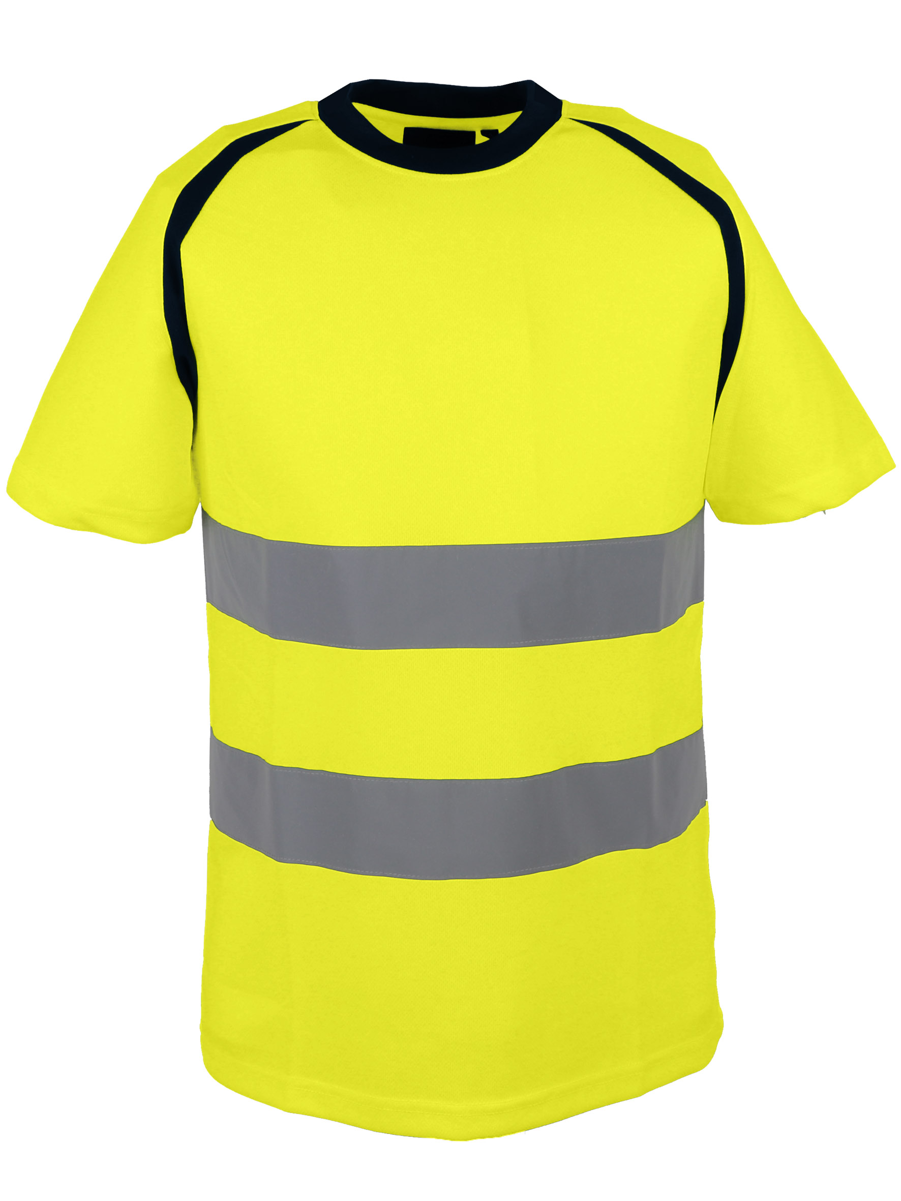 T-shirt jaune haute visibilité bird-eye - SINGER - SUZE