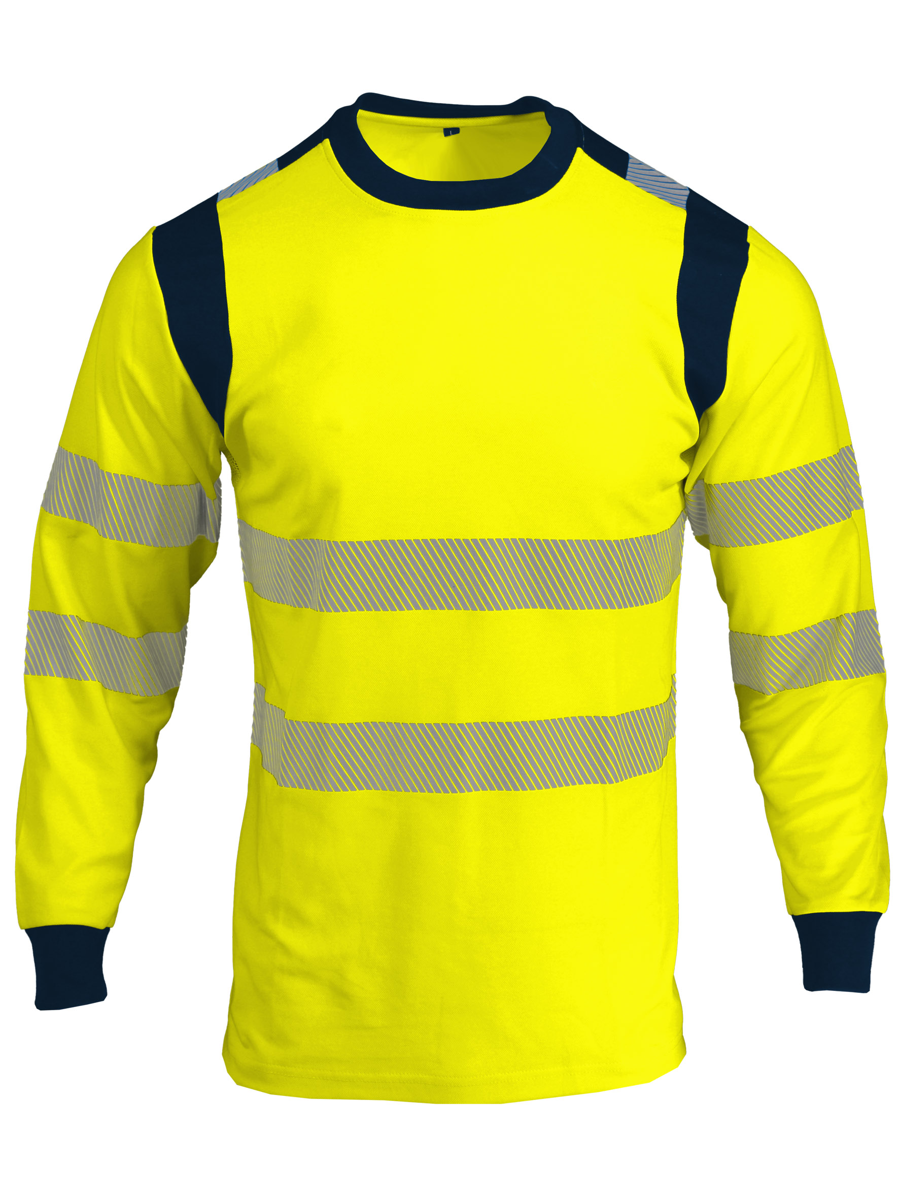 T-shirt à manches longues haute visibilité jaune - SINGER - TUVA