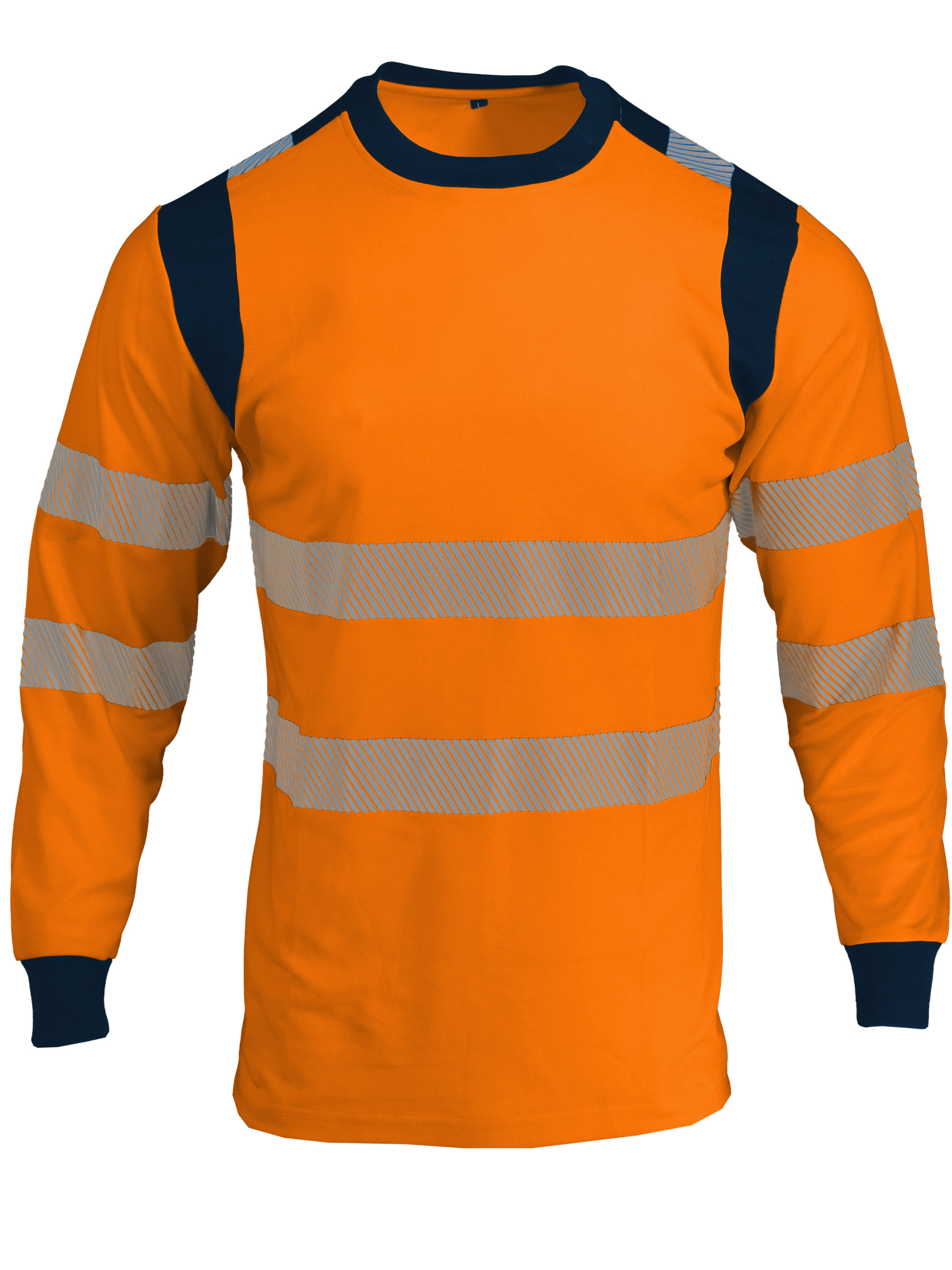 T-shirt à manches longues haute visibilité orange - SINGER - TUVO