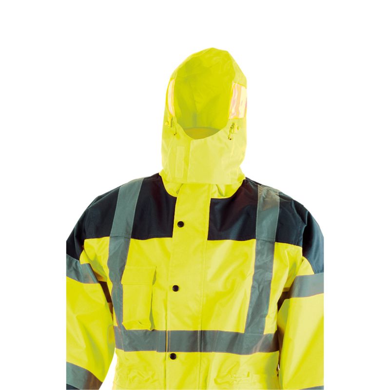 Complet de pluie XL manteau + pantalon jaune fluo - SINGER - VILA
