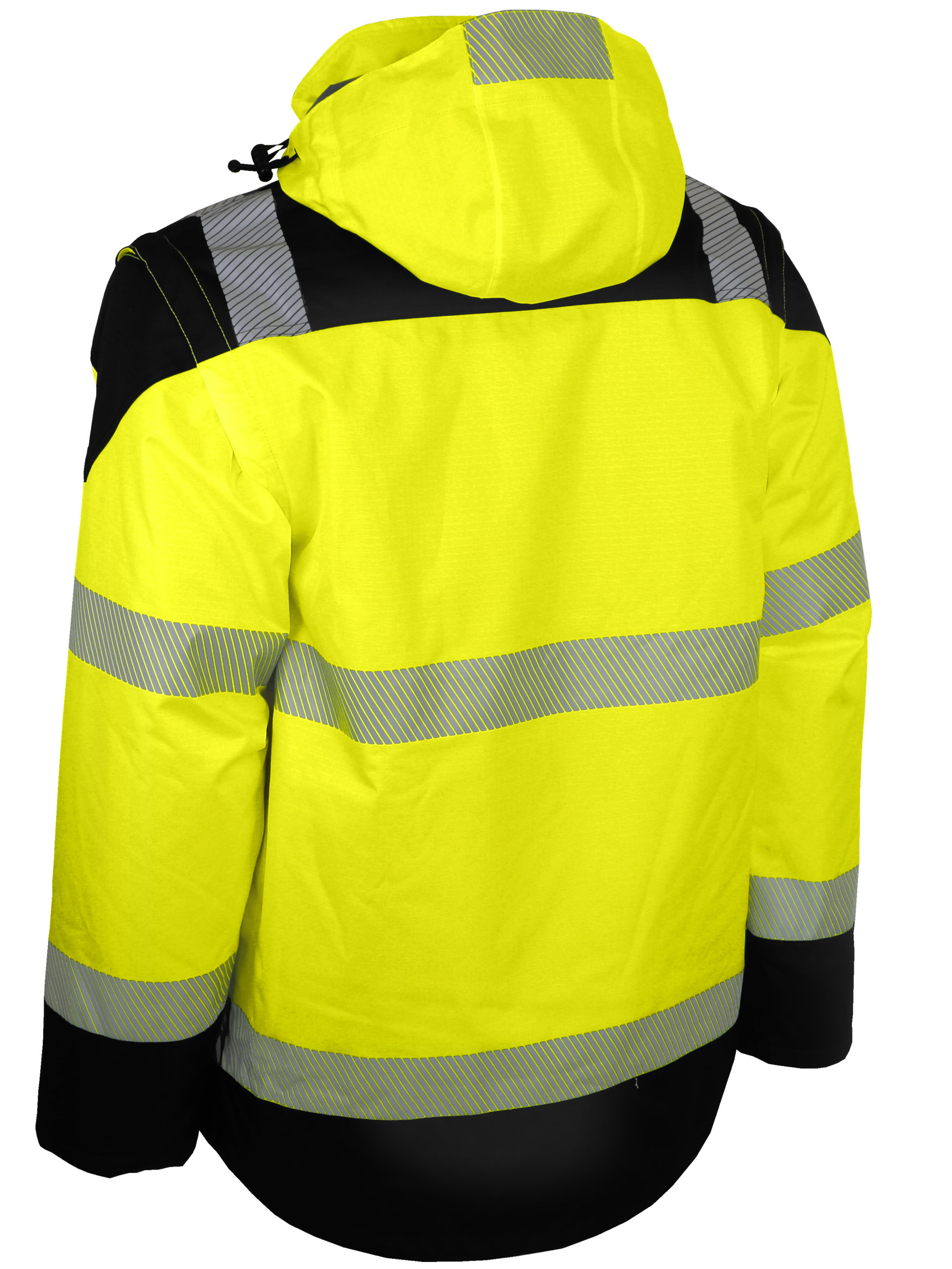 Blouson haute visibilité jaune avec manches amovibles et bandes - SINGER - VUELTA