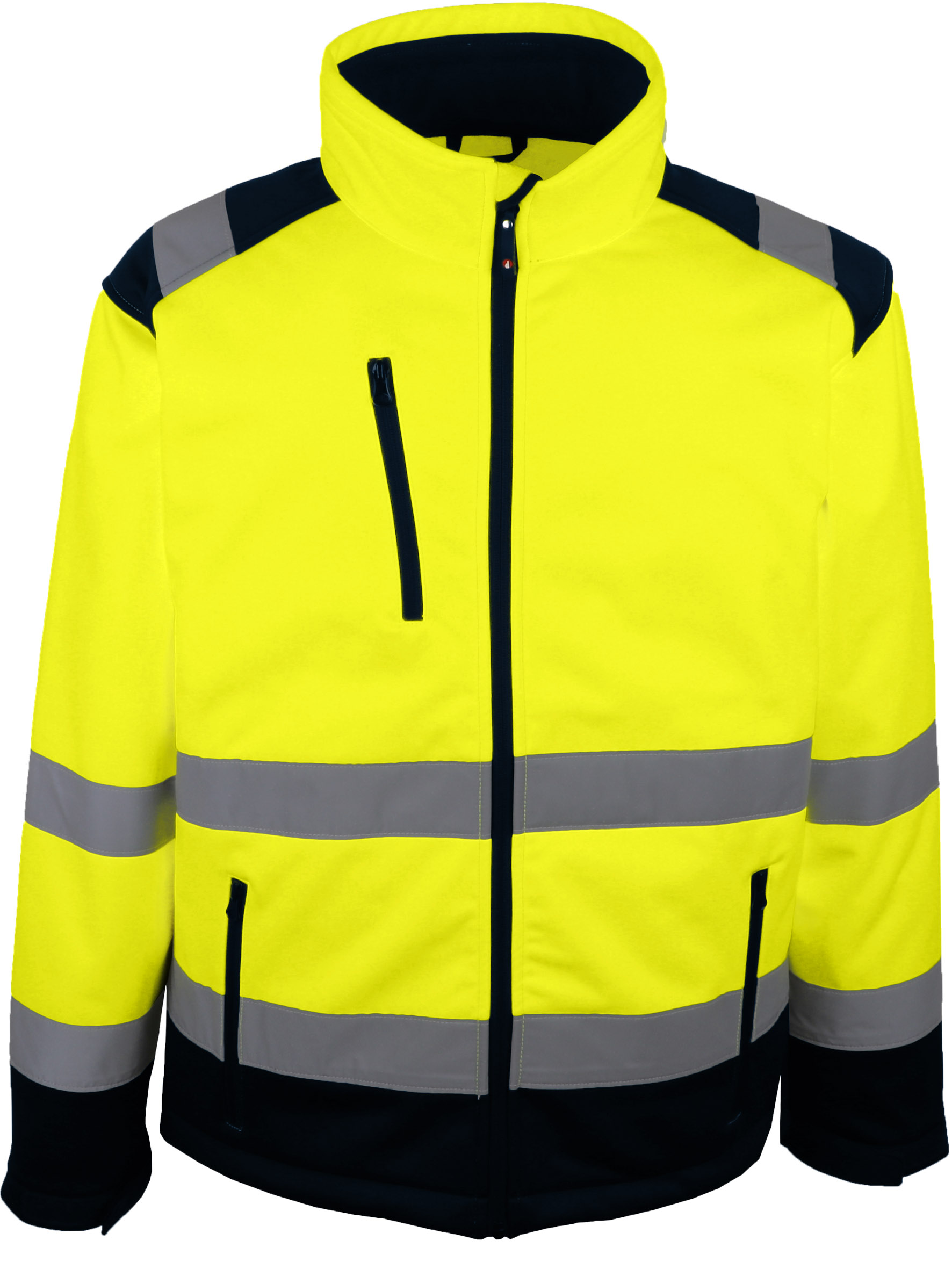 Veste Softshell haute-visibilité jaune coupe-vent - SINGER - VULCA