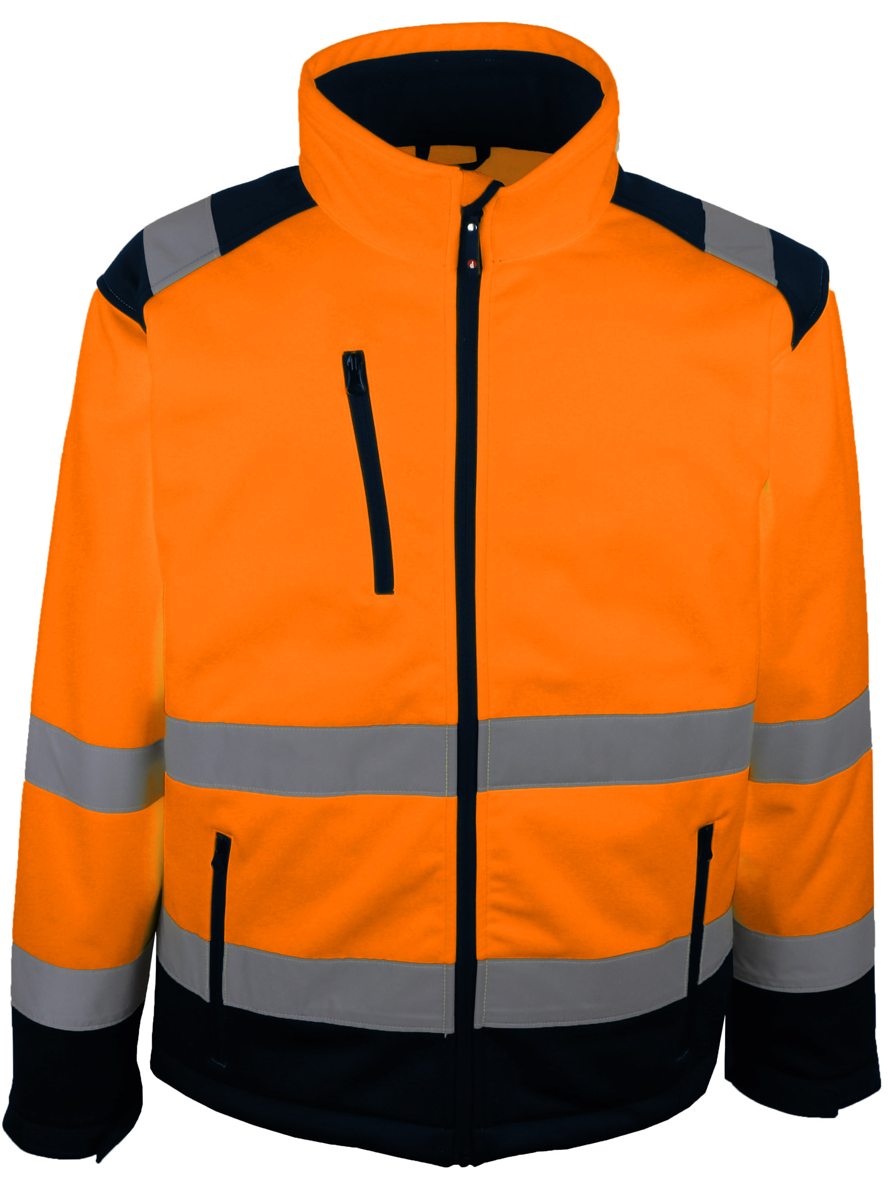 Veste Softshell haute visibilité orange coupe-vent - SINGER - VULCO