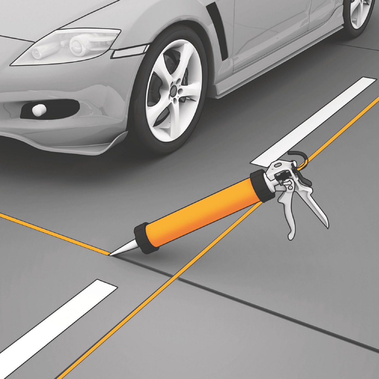 MASTIC SIKAFLEX TANK N GRIS BÉTON 600ML - LOT DE 20 - SIKA - 156879