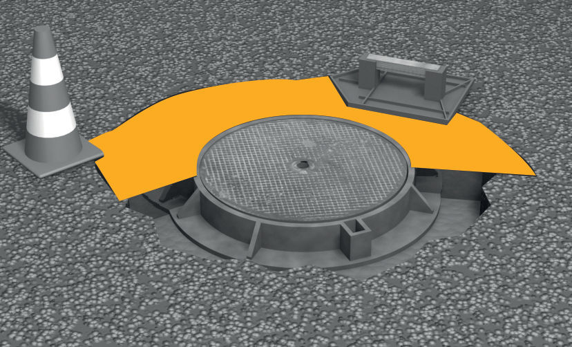 SIKA FASTFIX-50 ENROBE BITUMINEUX À FROID - SEAU DE 25 KG - SIKA - 499956