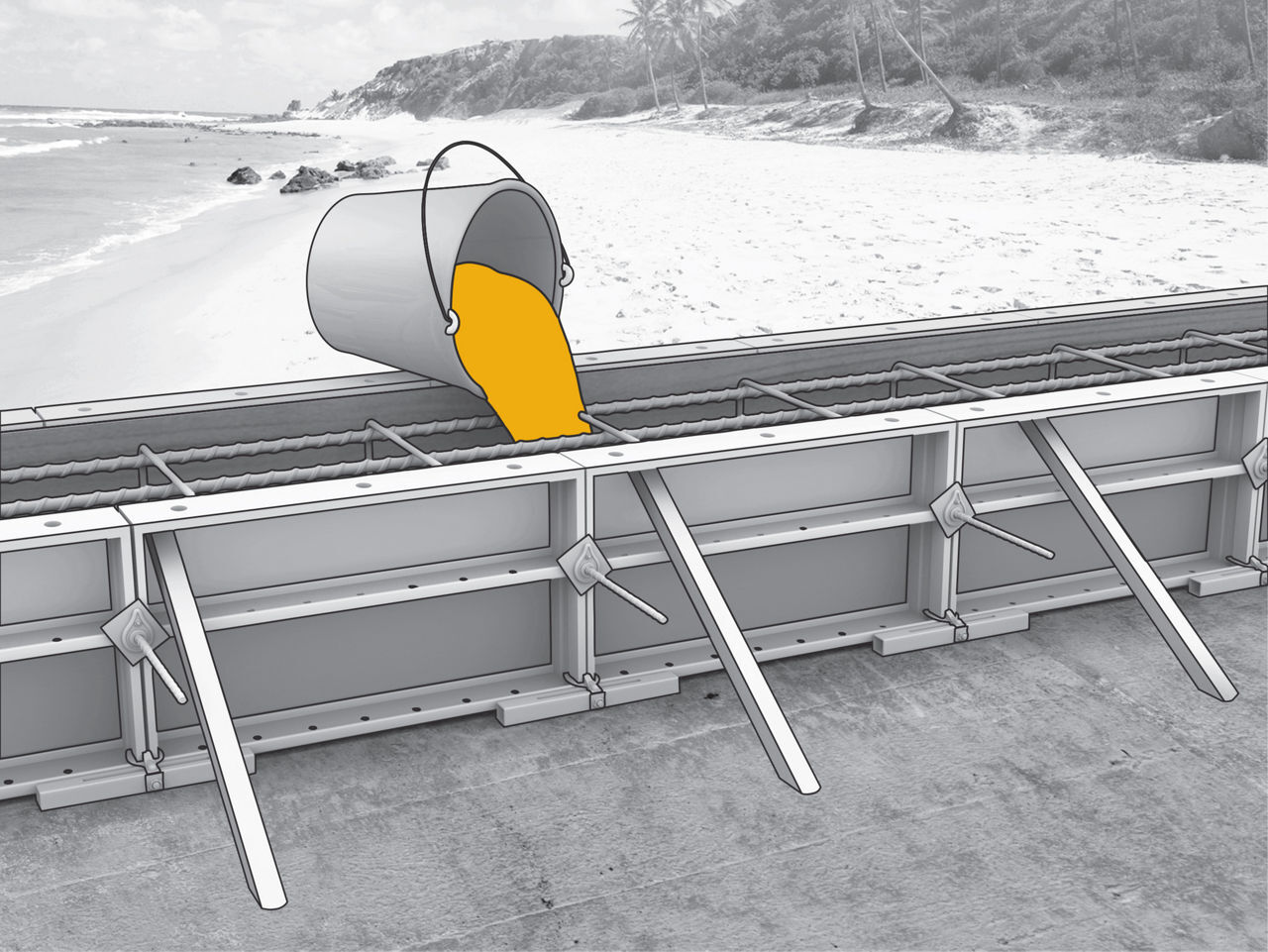 PACK DE 4 BIDONS 5L DE SIKACEM RETARDATEUR - SIKA - 546290