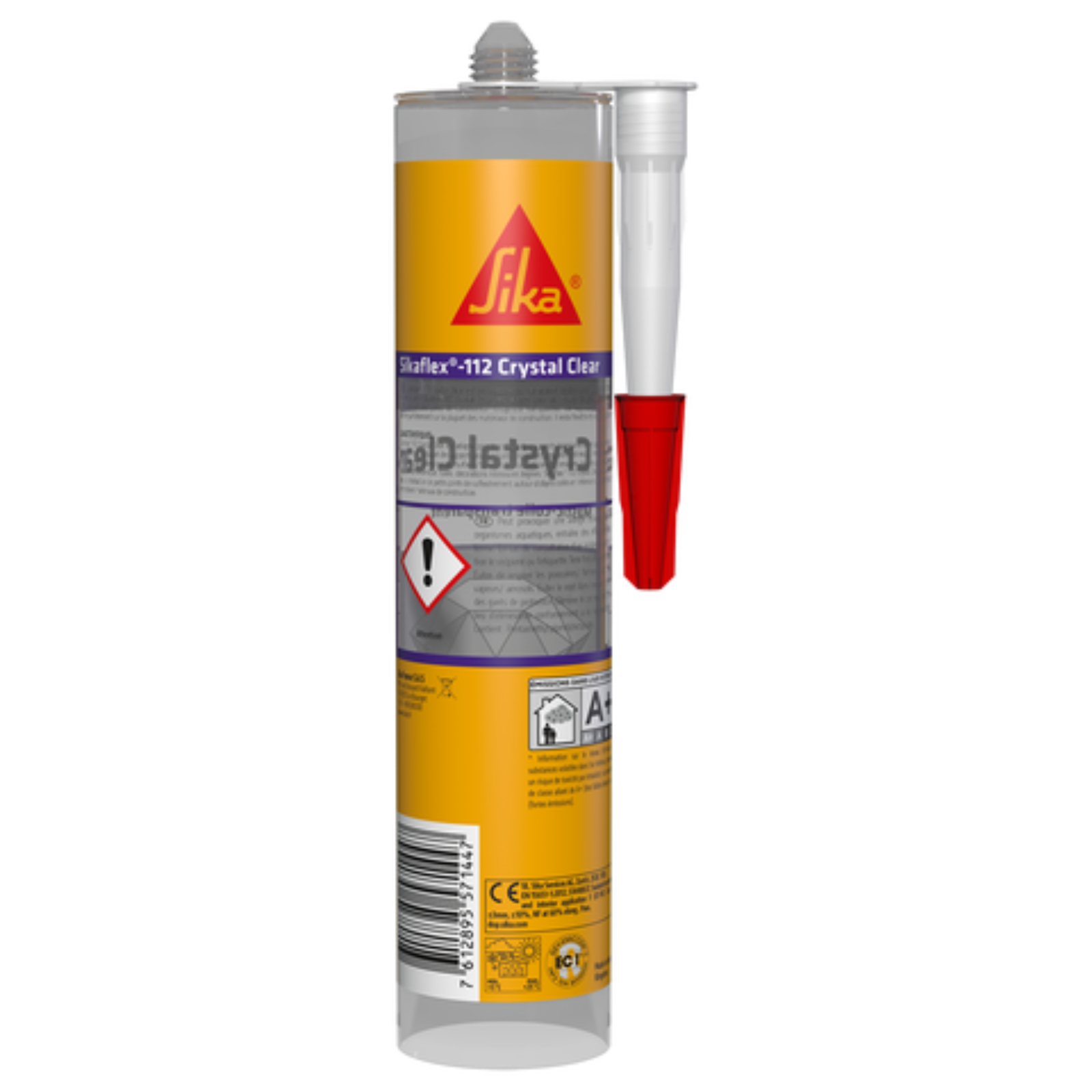Mastic-colle multi-usages transparent cartouche 290 ml Sikaflex-112 SIKA - 618884