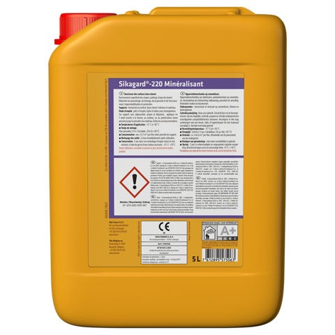 DURCISSEUR DE SURFACE BIDON DE 20L DE SIKAGARD-220 MINÉRALISANT - SIKA - 619812