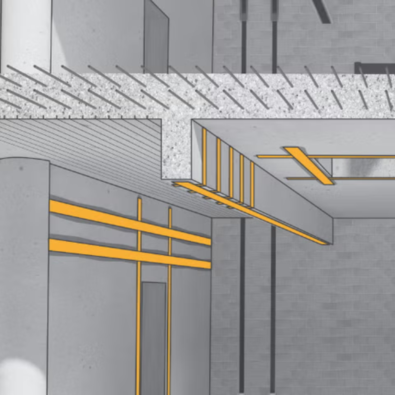 Lamelles carbone PRFC renforcement béton rouleau 25 m SIKA - 751405