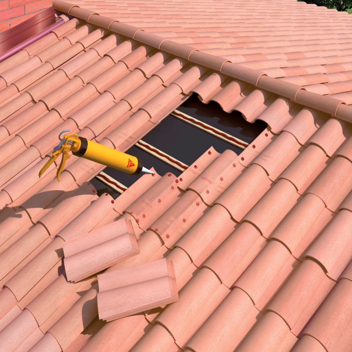 MASTIC-COLLE CARTON DE 12 CARTOUCHES 300ML DE SIKAFLEX-155 FIXOTUILE PURFORM - SIKA - 751612