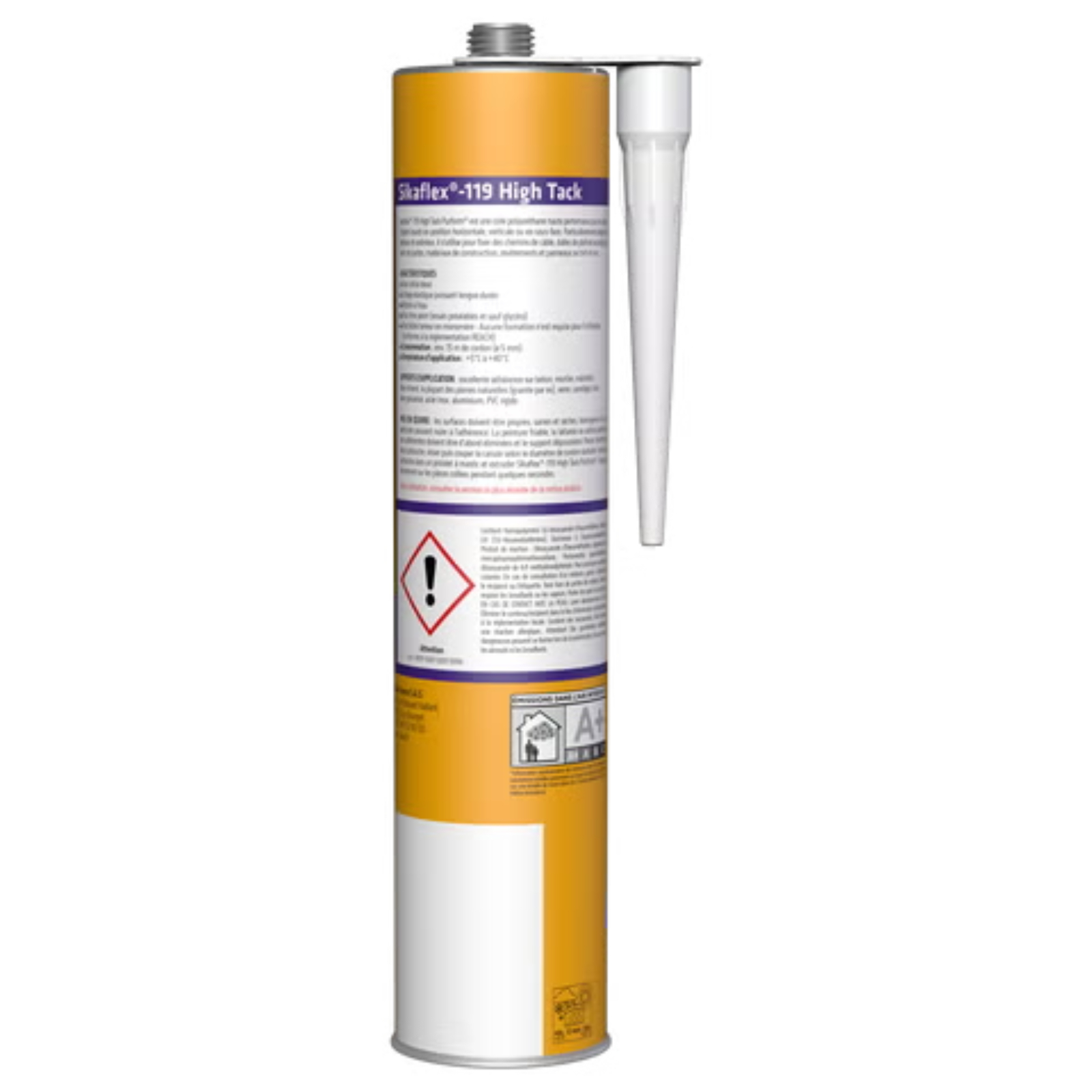 Colle polyuréthane maintien immédiat cartouche 300 ml Sikaflex-119 High Tack Purform SIKA - 759364