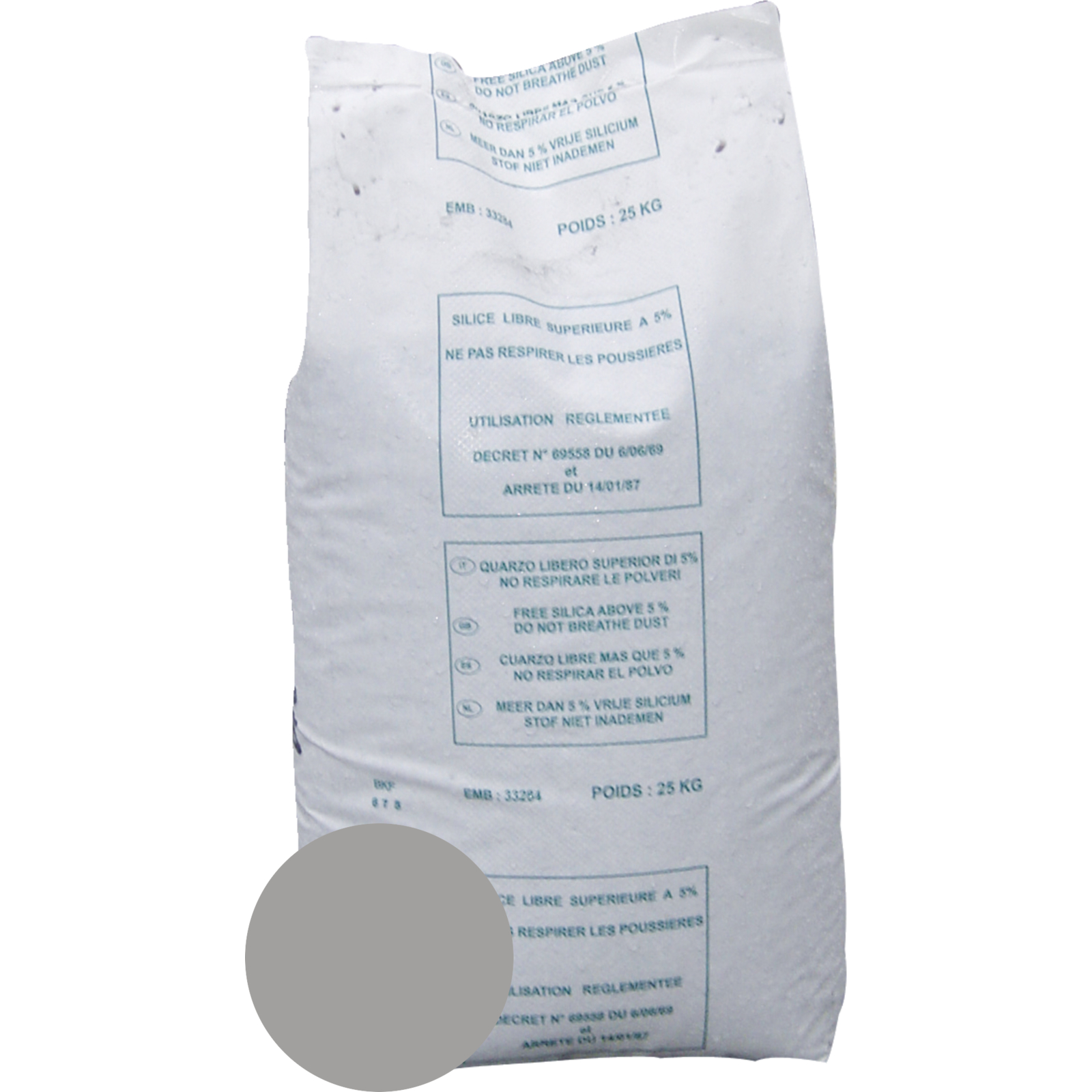 Charge pour mortiers spécial calage 25 kg gris SIKA - 849360