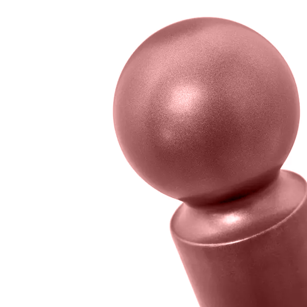 Potelet inclinable Amortichoc Boule Aspect Corten - PROCITY - 206631.S025