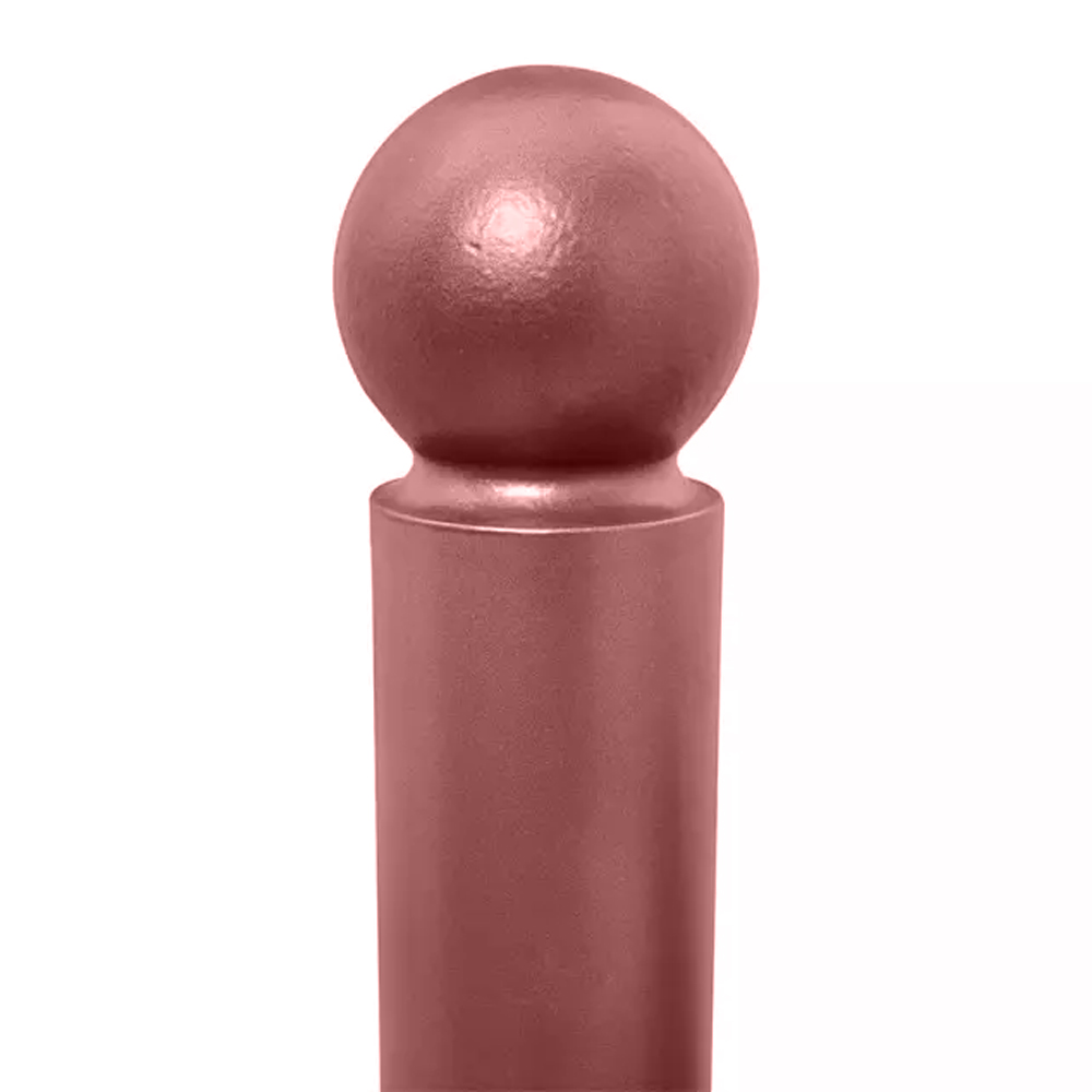 Potelet inclinable Amortichoc Boule Aspect Corten - PROCITY - 206631.S025