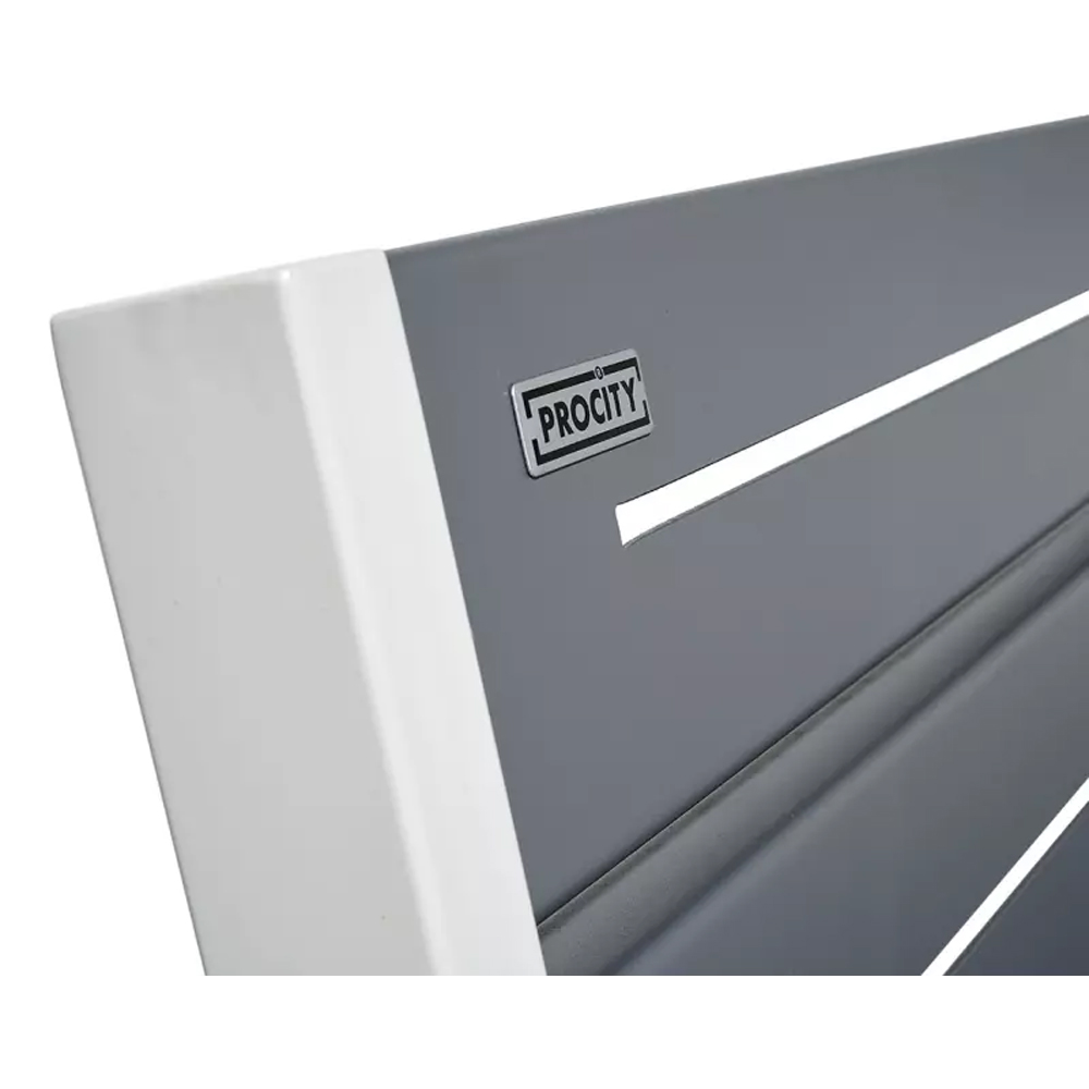 Banc acier Silaos 5 lames Gris PROCITY - 209516.GPRO