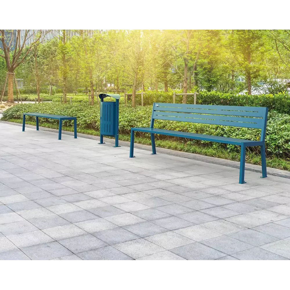 Banc acier Silaos 5 lames Gris PROCITY - 209516.GPRO