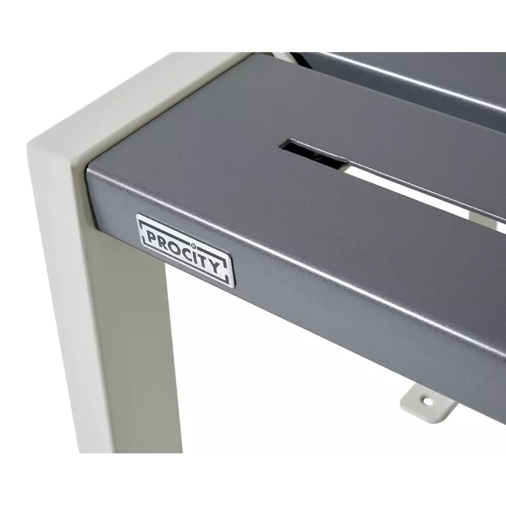 Banc acier Silaos 6 lames Gris PROCITY - 209616.GPRO