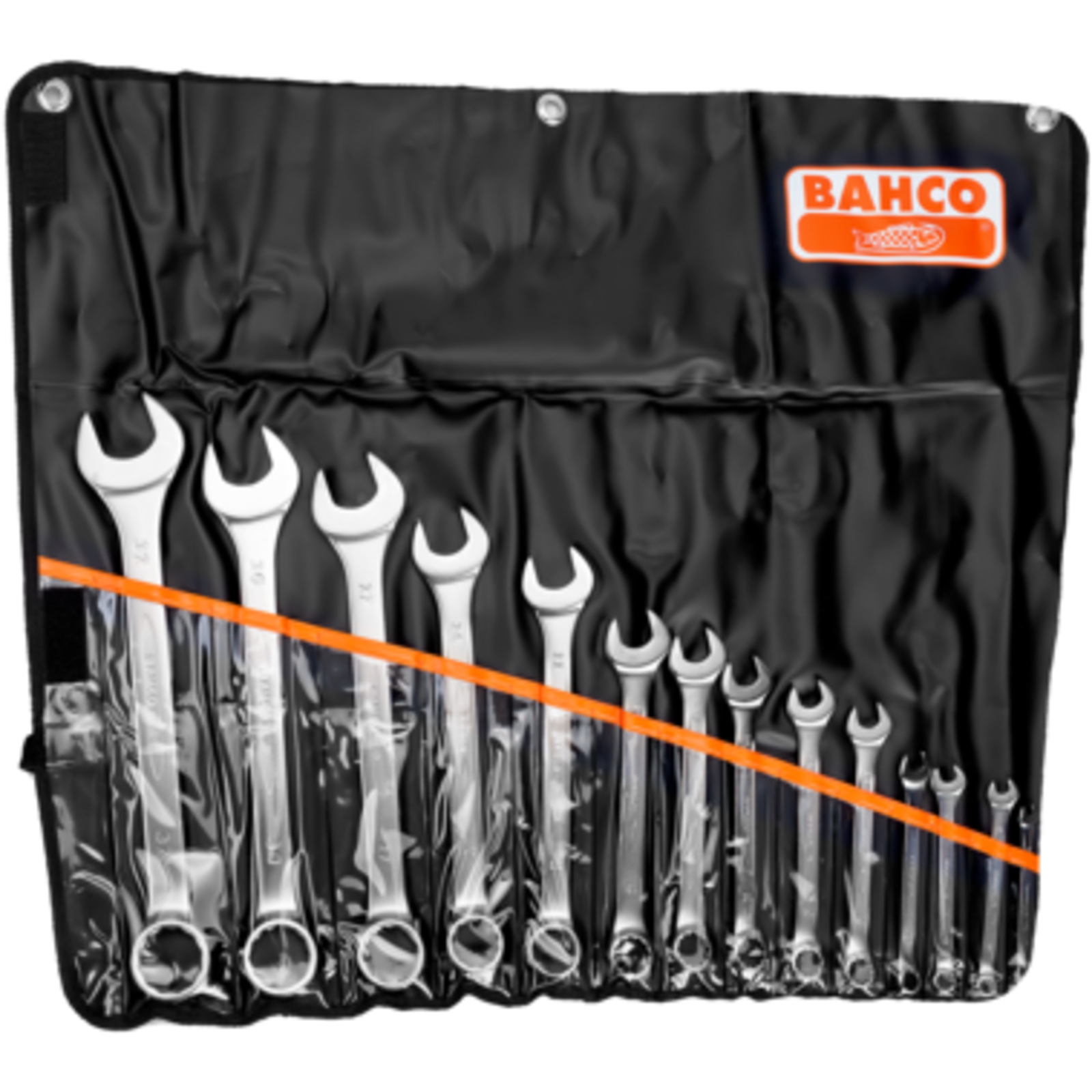 Jeu de clés mixtes plates métriques 14 pièces avec pochette BAHCO - 111M/14T