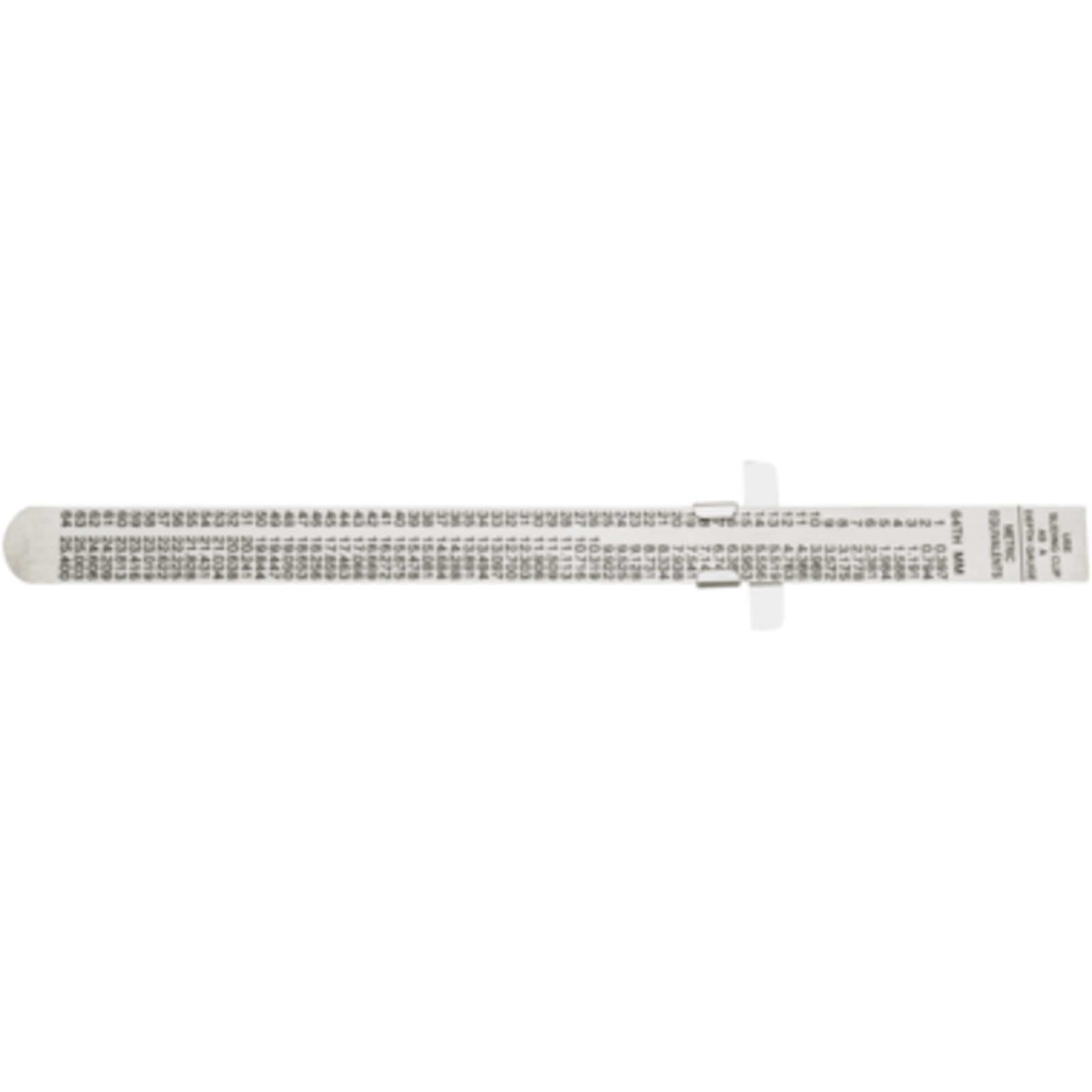 Règle flexible acier inox 160 mm avec clips poche métrique et pouce BAHCO - 1179-FLX
