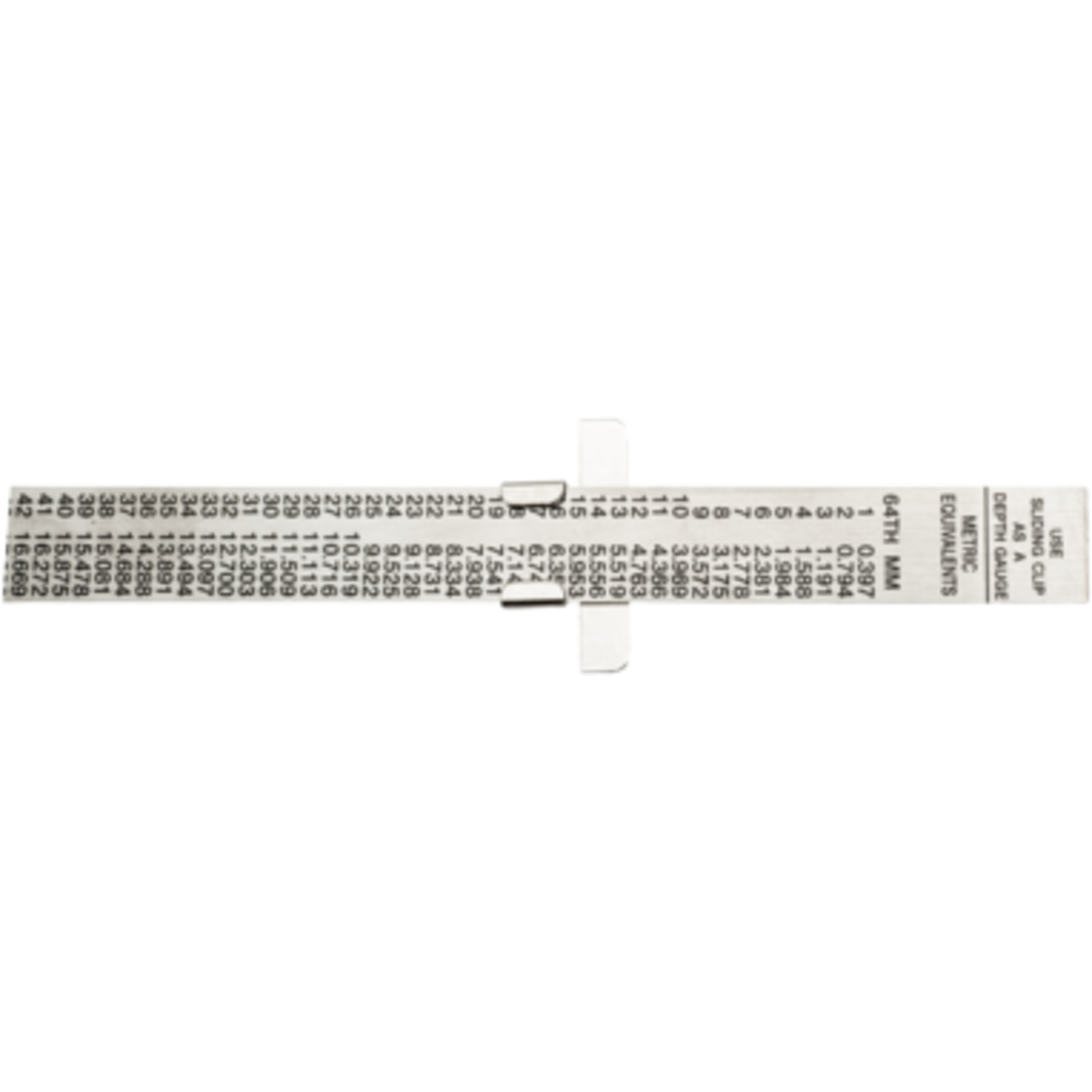Règle flexible acier inox 160 mm avec clips poche métrique et pouce BAHCO - 1179-FLX