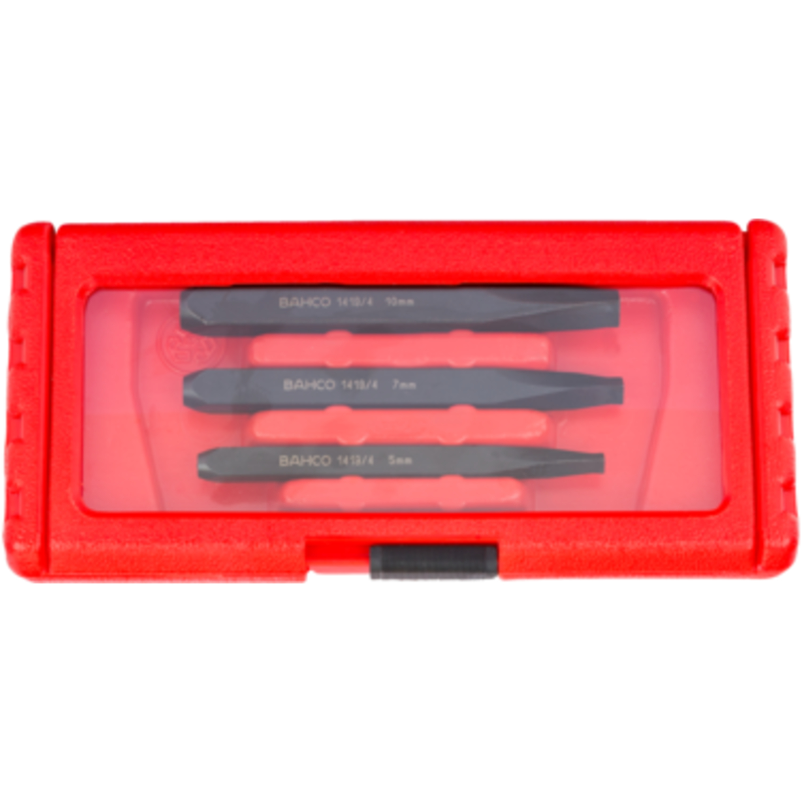 Jeu extracteurs goujons vis boulons cassés 4 pcs M5-M24 avec boîte plastique BAHCO - 1419/4