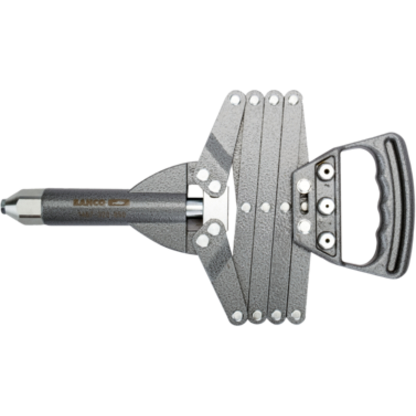 Riveteuse extensible 320-850 mm capacité 3,8-6,5 mm usage 2 mains BAHCO - 1467-320-850