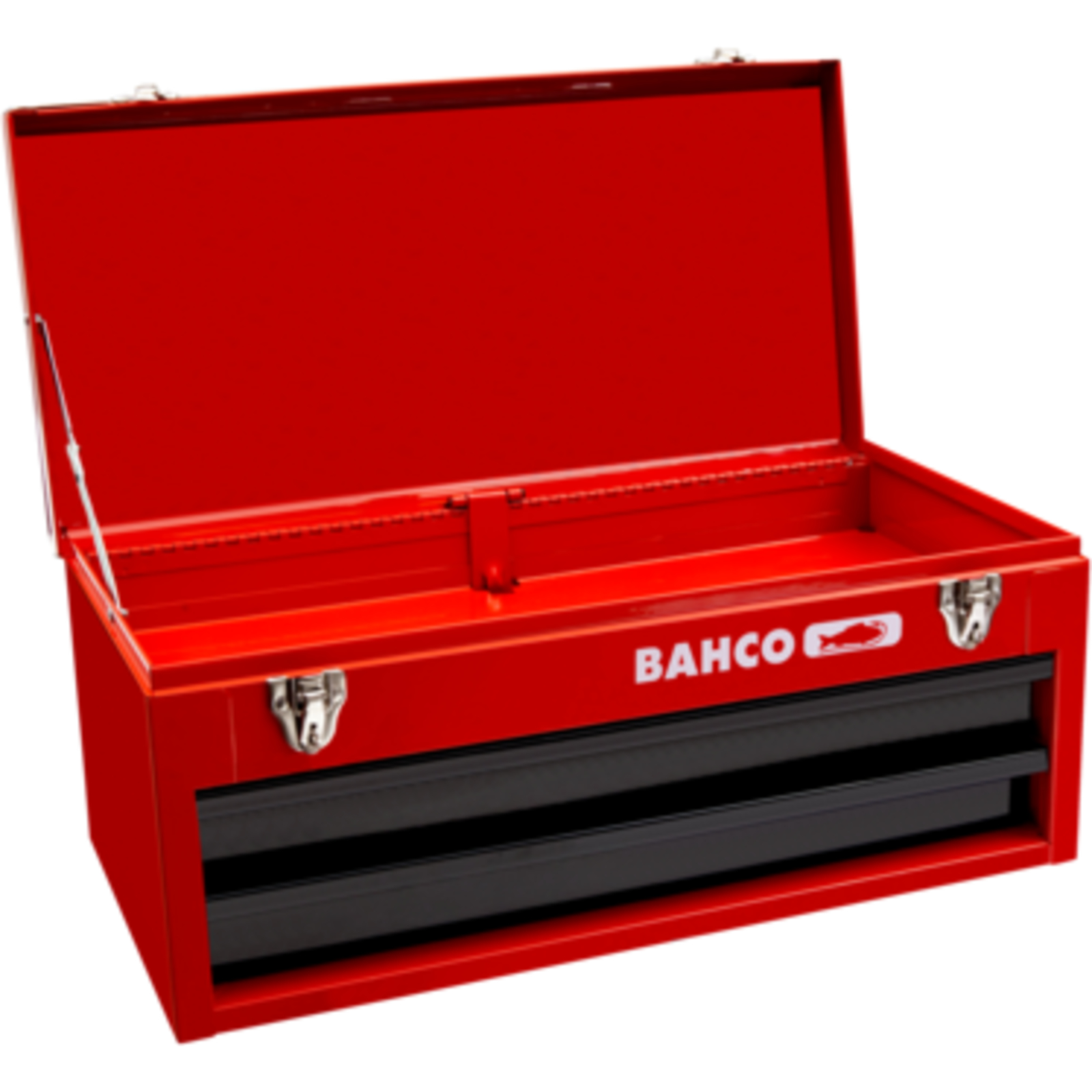 Caisse à outils métallique 2 tiroirs 523 x 257 x 247 mm avec plateau supérieur BAHCO - 1483K2RB