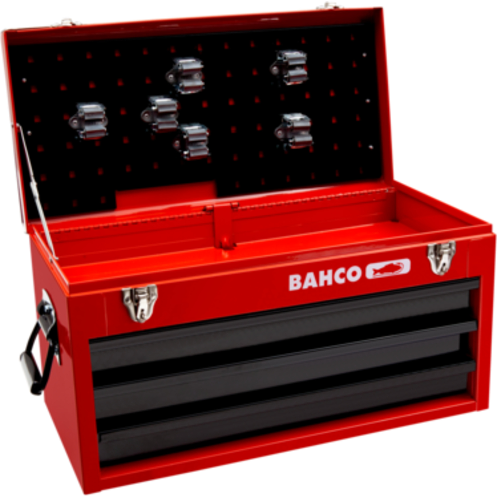 Caisse à outils métallique 3 tiroirs usage intensif avec plateau supérieur BAHCO - 1483KHD3RB