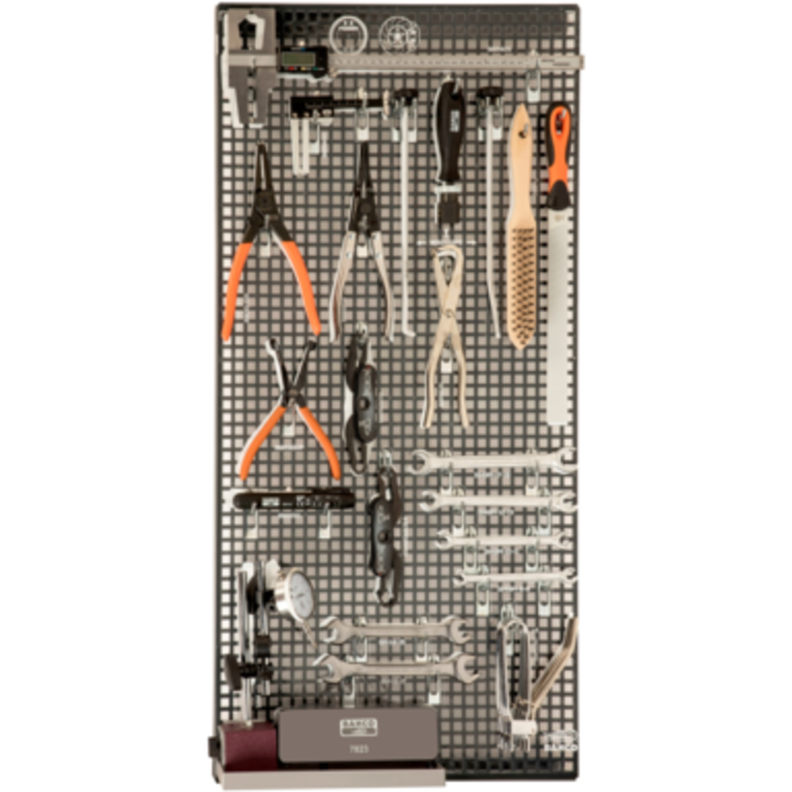 Panneau d'outils réparation freinage 42 pièces avec crochets BAHCO - 1495TP-AUTO-M6