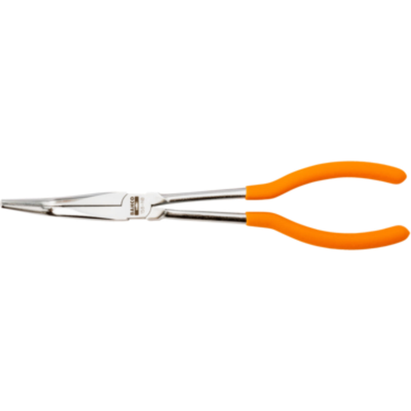 Pince extra-longue bec demi-rond coudé 35° poignées PVC 270 mm BAHCO - 158-NB