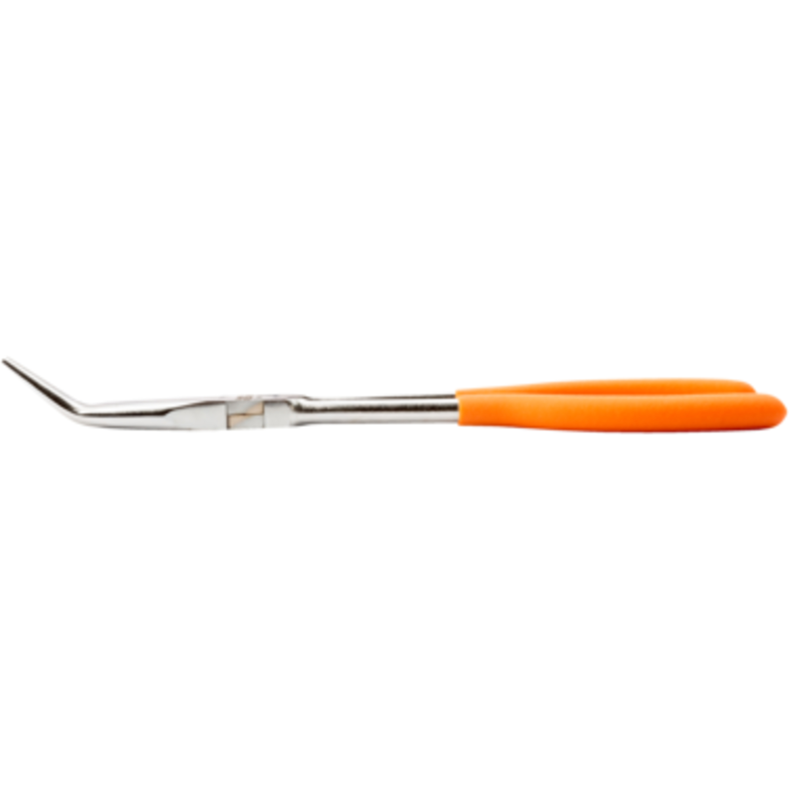 Pince extra-longue bec demi-rond coudé 35° poignées PVC 270 mm BAHCO - 158-NB