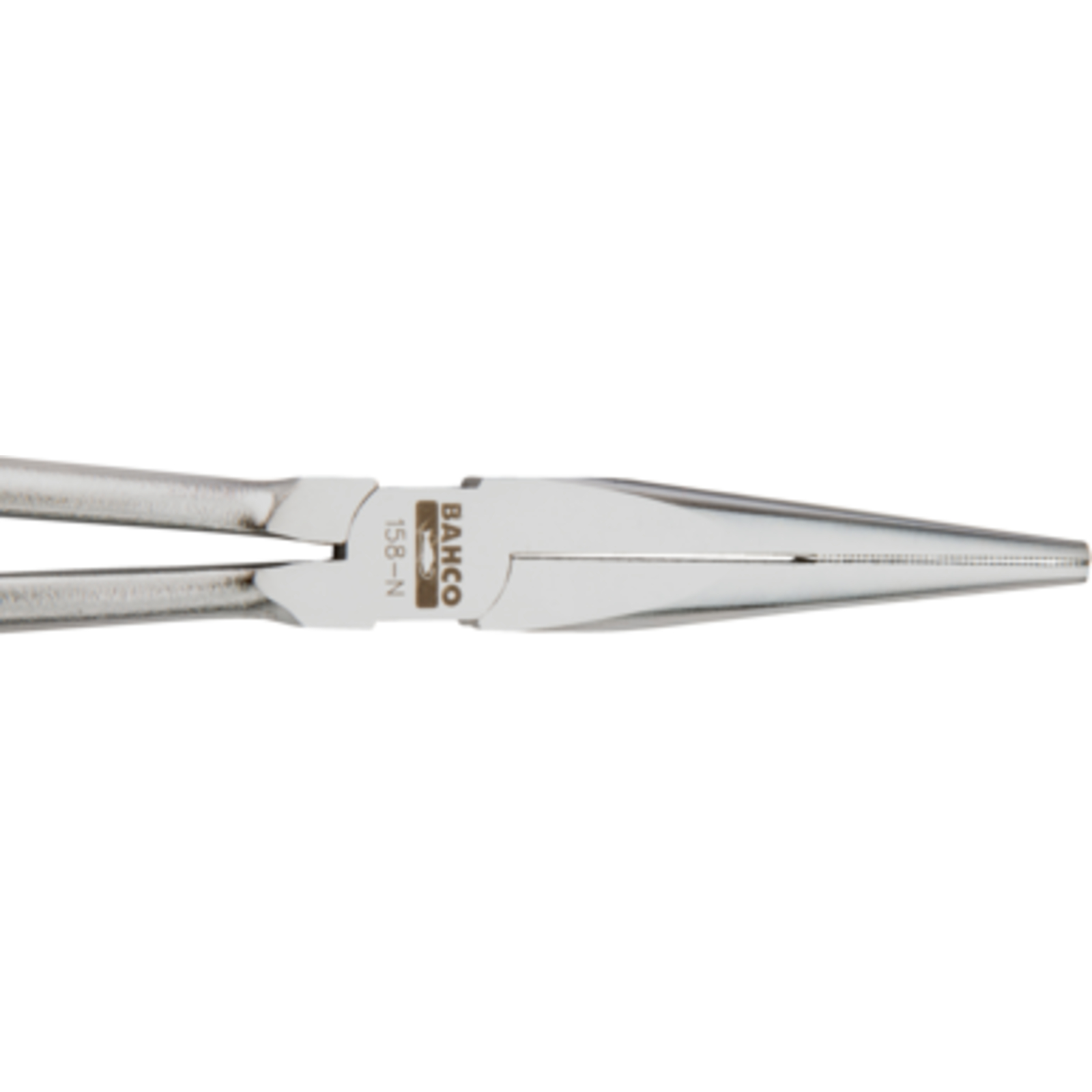 Pince à bec demi-rond extra-longue 280 mm poignées PVC BAHCO - 158-N