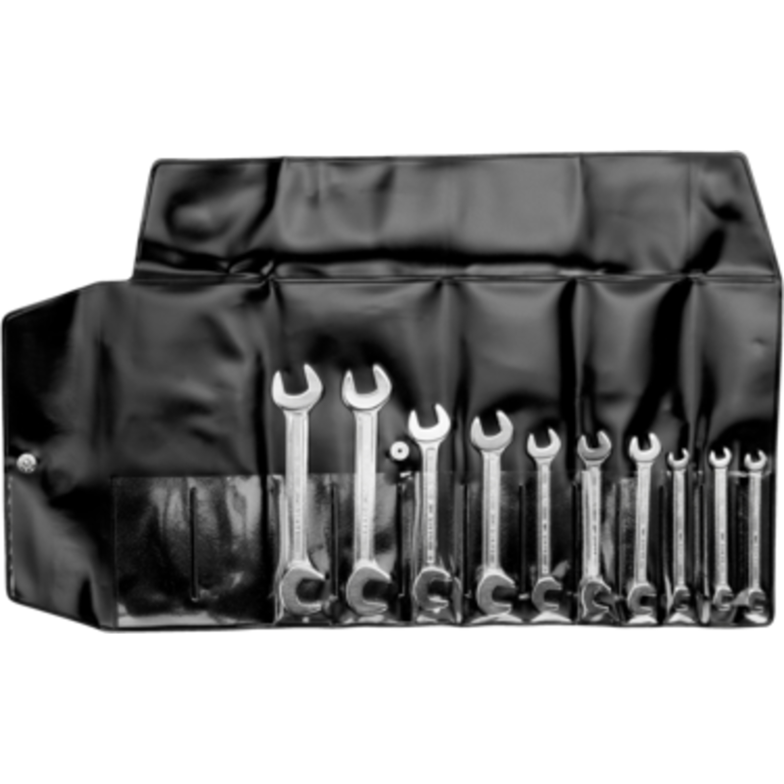Jeu clés fourche doubles métriques 10 pcs pochette BAHCO - 1931M/10T