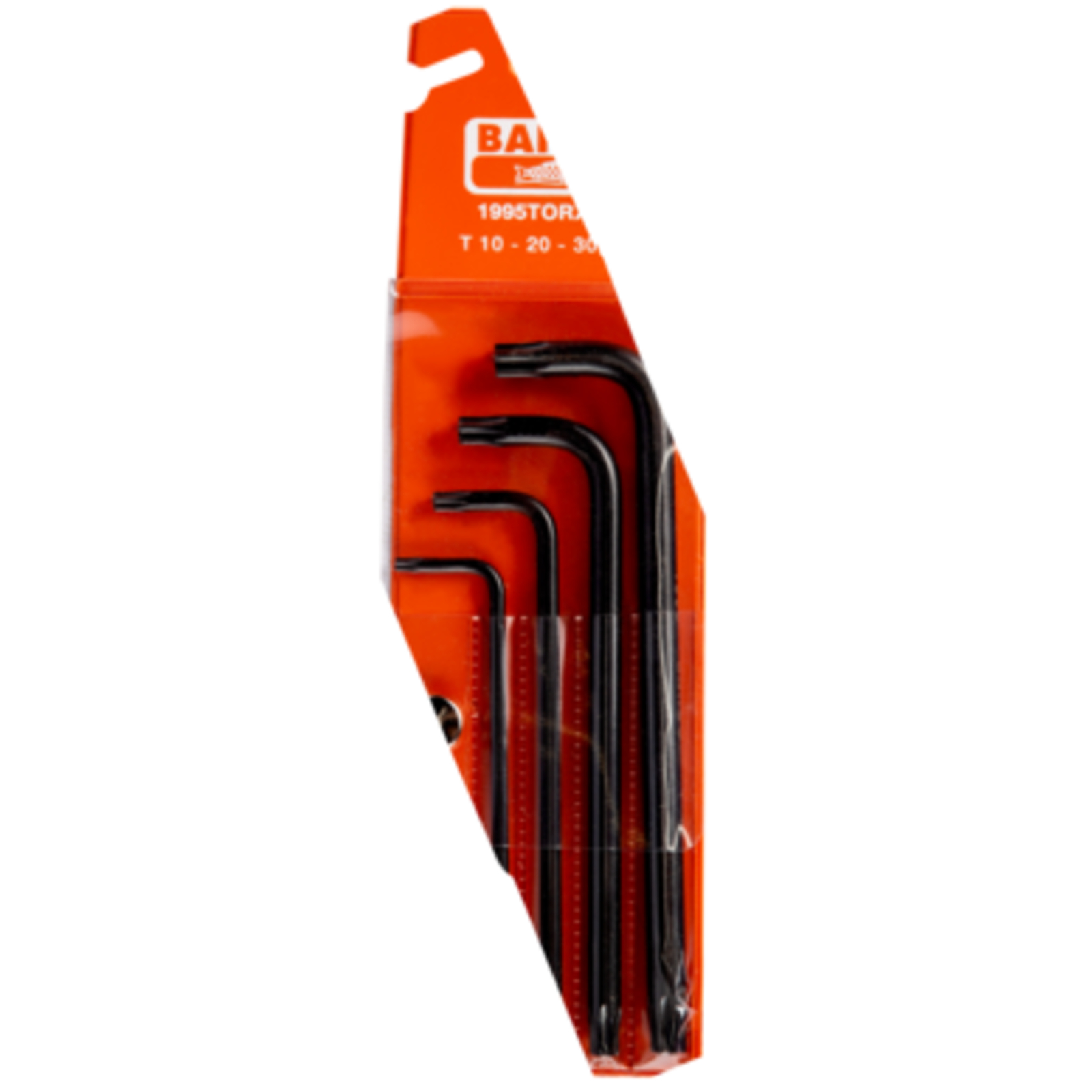 Jeu de clés mâles longues TORX T10-T40 4 pcs finition phosphatée BAHCO - 1995TORX/4T