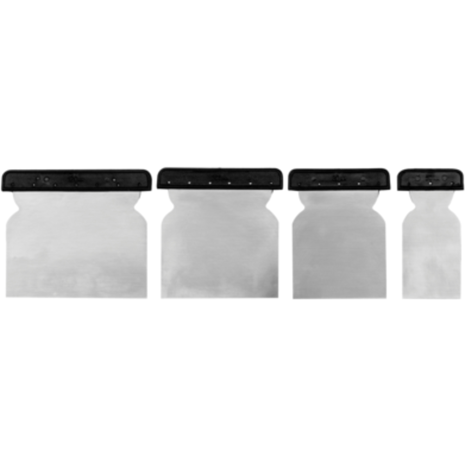 Jeu de grattoirs carrosserie 4 pcs acier carbone avec pochette BAHCO - 22209004B