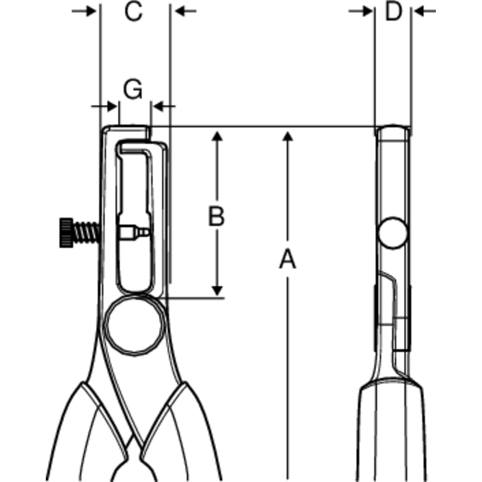 Pinces à dénuder isolées VDE 160 mm capacité 0,5-5 mm BAHCO - 2223V-160