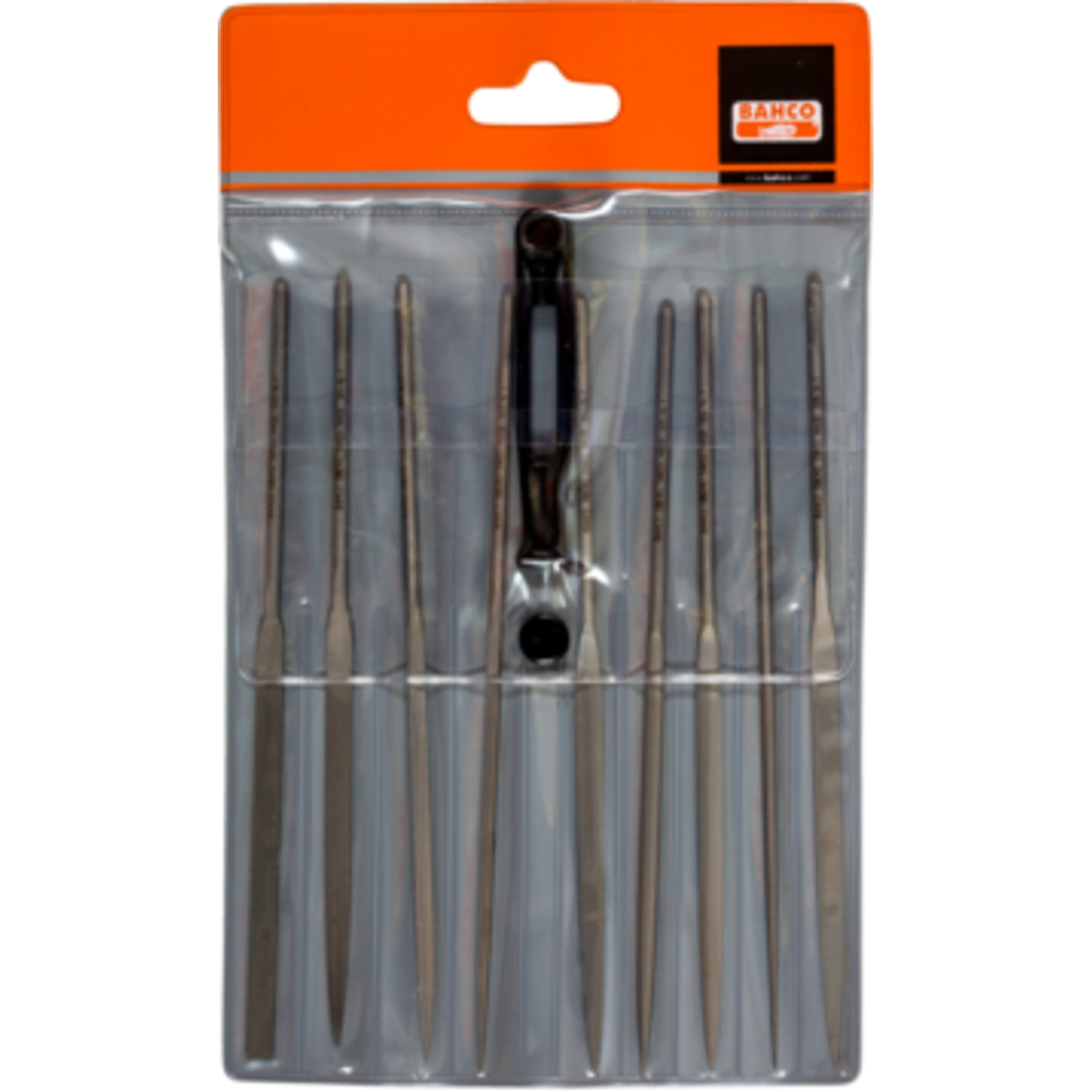 Jeu de limes aiguilles mi-douces 160 mm 9 pièces avec trousse BAHCO - 2-471-16-1-0