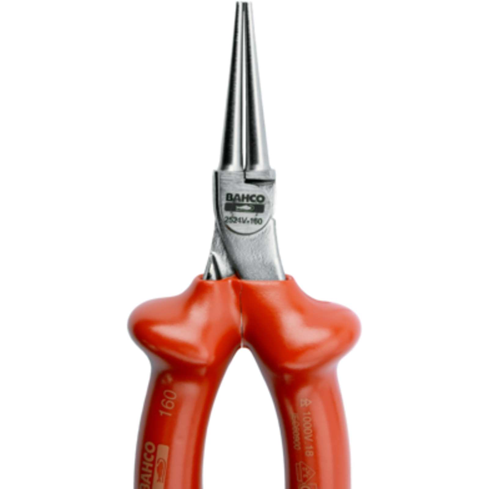 Pinces à bec rond isolées VDE 160 mm haute performance BAHCO - 2521V-160