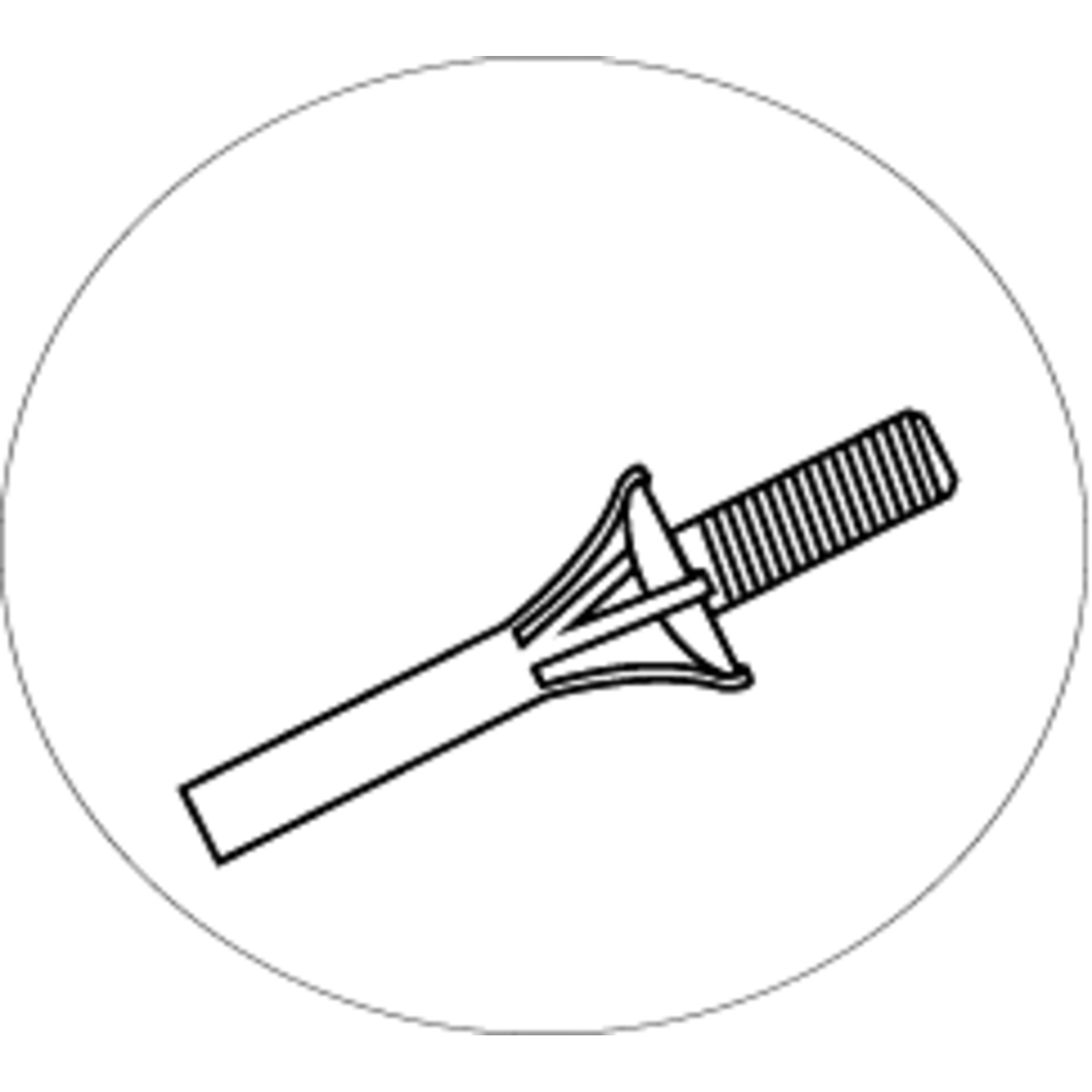 Griffe flexible pour saisir petites pièces 605 mm corps acier chromé BAHCO - 2530