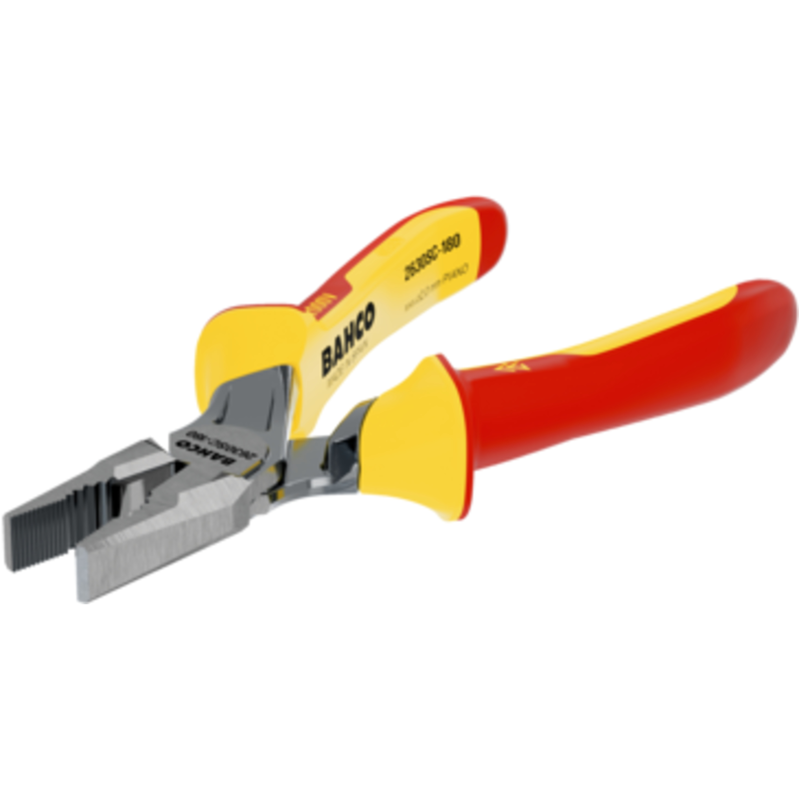 Pince mixte renforcée 180 mm poignées isolées 1000 V BAHCO - 2630SC-180